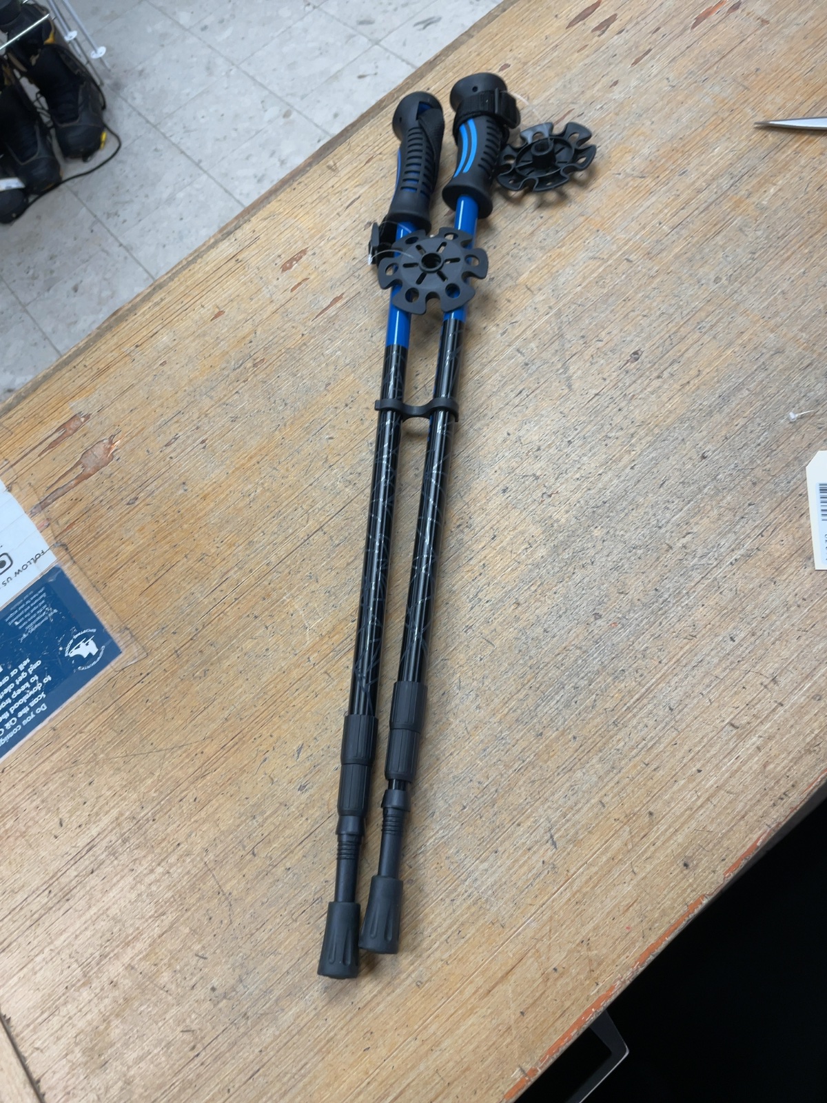 New Tendency Adjustable Trekking Poles Blue