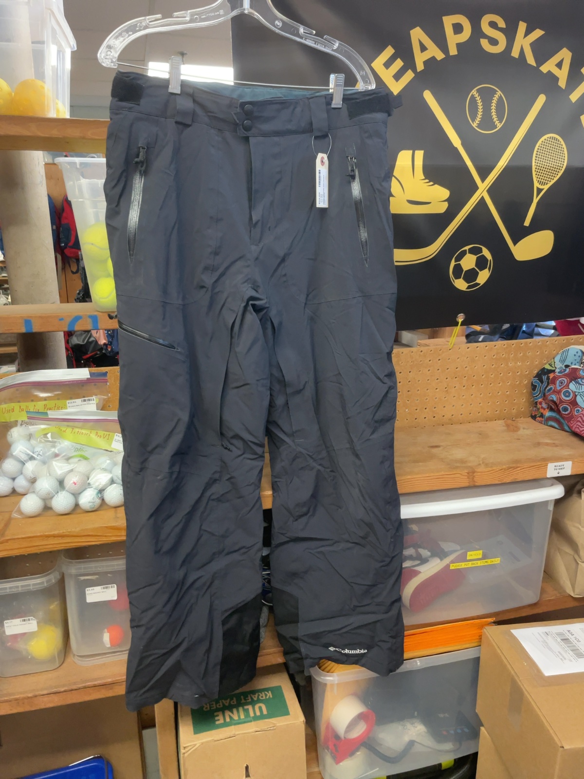 Columbia Omni-Tech Omni-Heat Ski Snowboard Pants Size M Regular