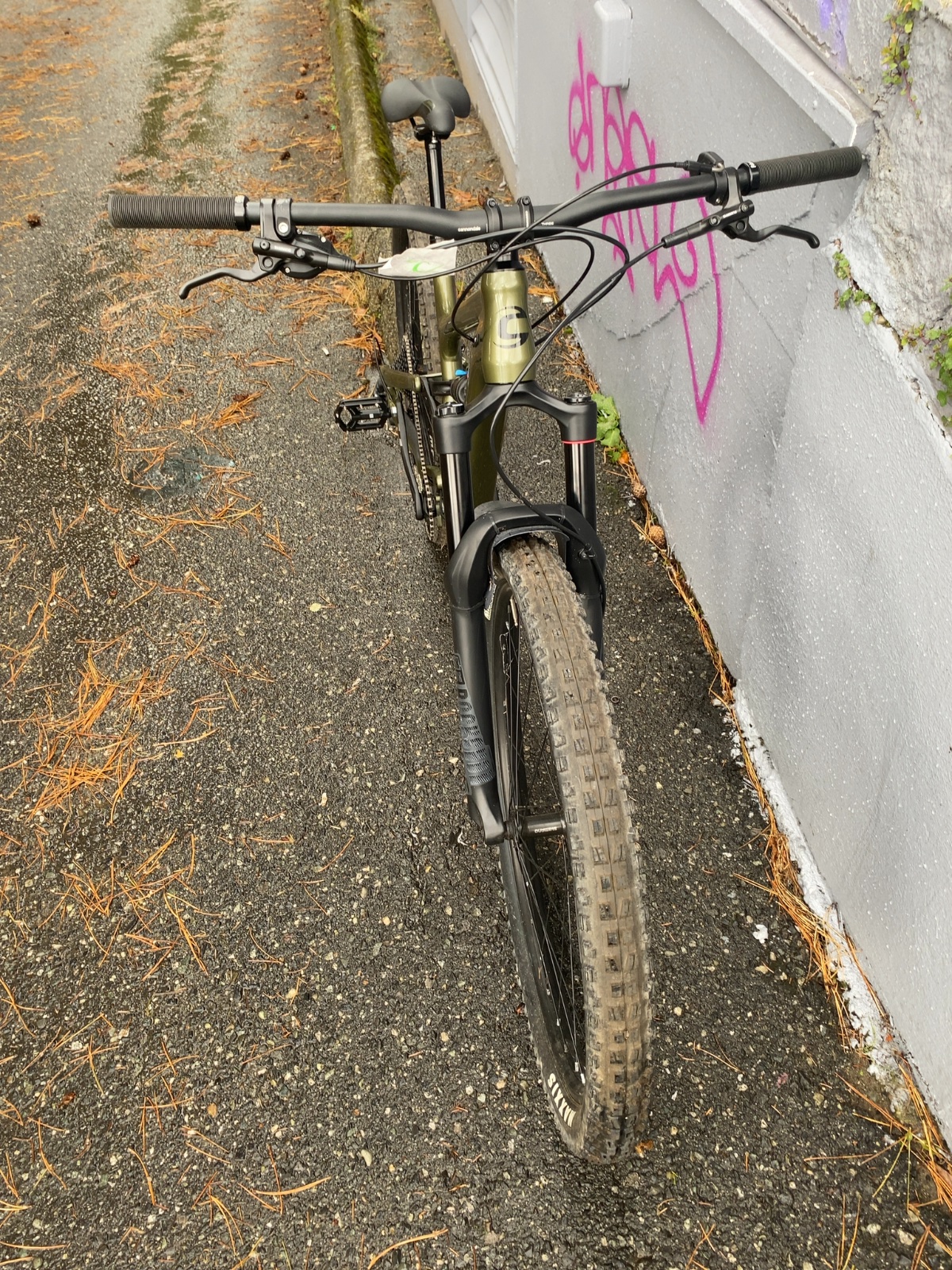 Cannondale Habit Full Suspension Mountain Bike Olive Green