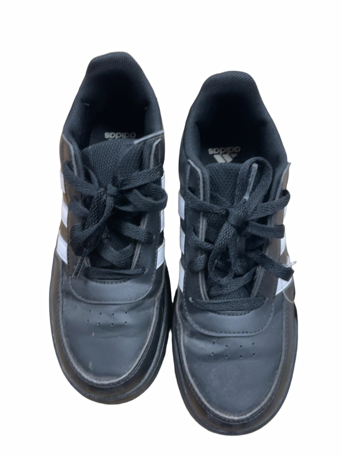 Adidas Size 2.5 US Black / White Sneakers