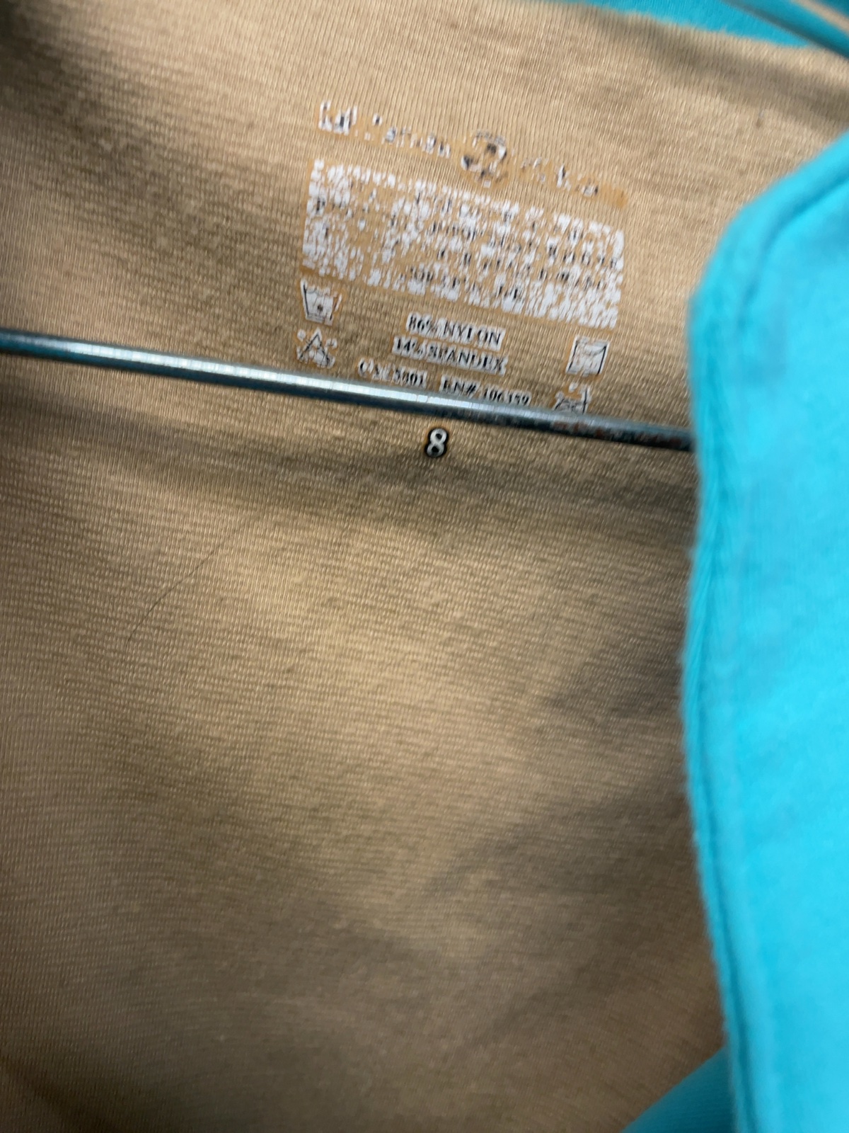lululemon Size 8 Tank Top Cyan Blue