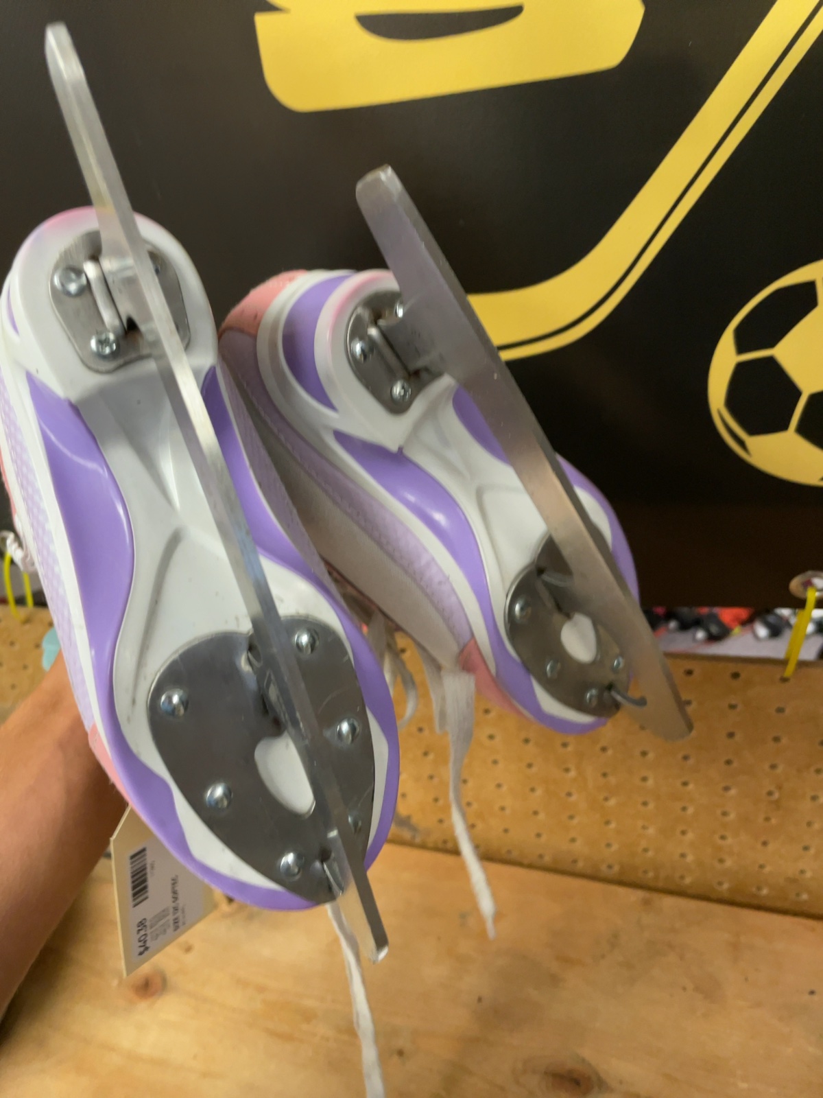Softec Size 12C Figure Skates Pink/Purple
