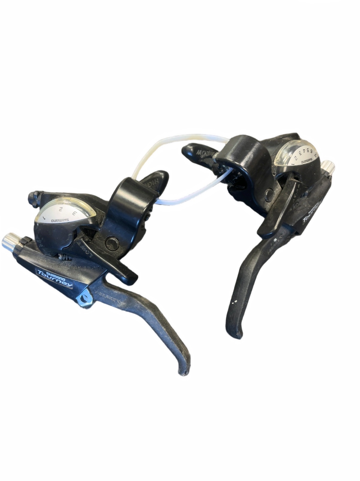 Shimano Tourney 3x7 Speed Shifter Brake Lever Combo Black Good