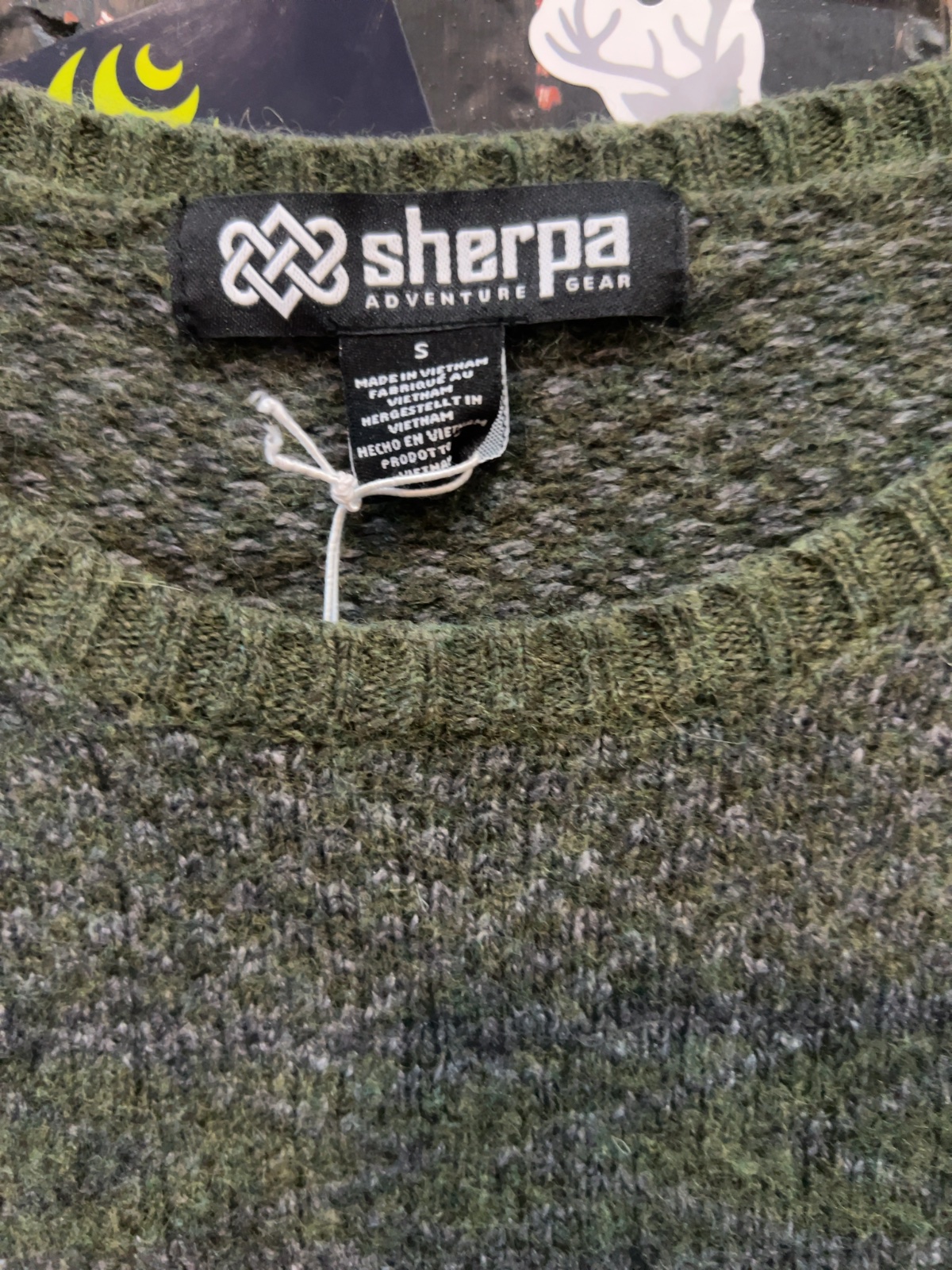 Sherpa Adventure Gear Long Sleeve Knit Sweater Dress S Good