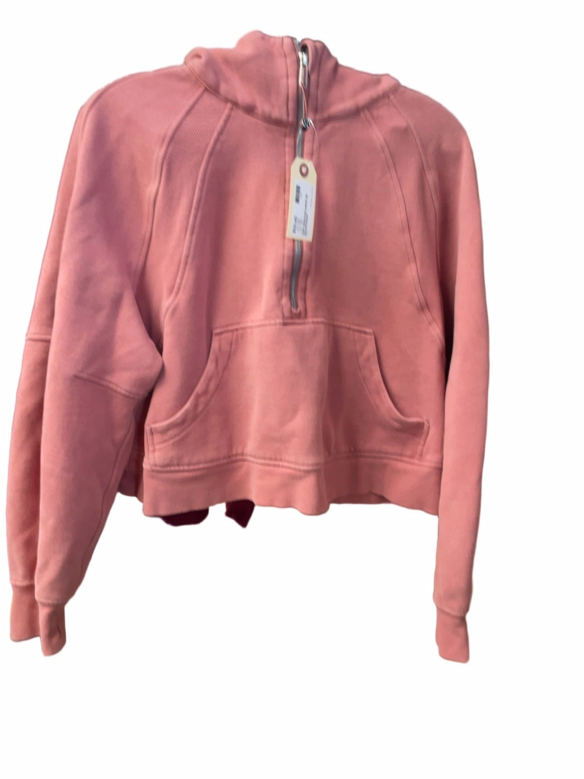 Lululemon Scuba Oversized Half-Zip Hoodie Size M/L Pink Quarterzip - image 1