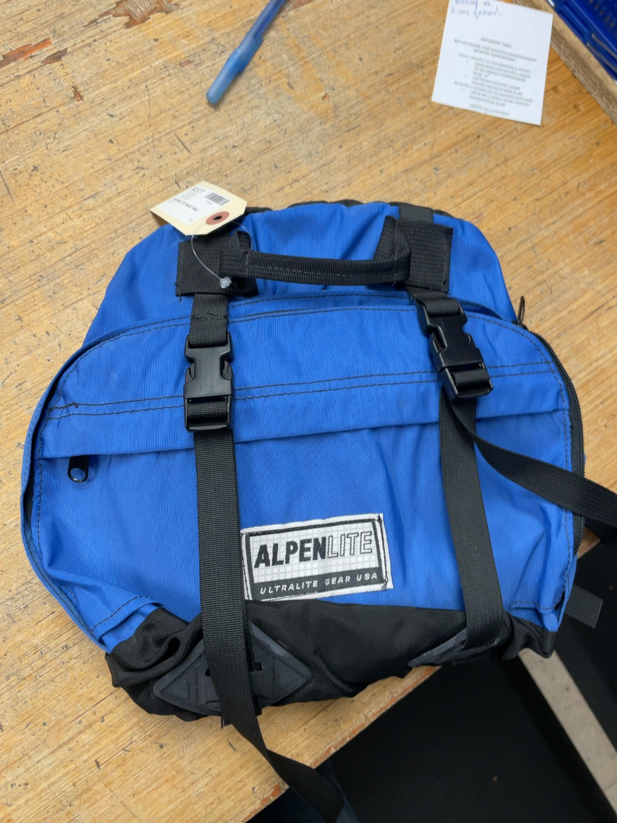 Alpenlite Ultralite Gear USA Waist Bag Blue