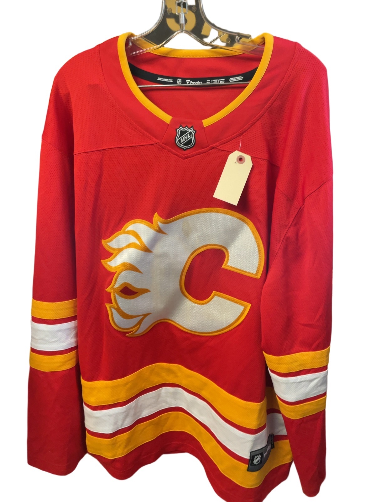 Fanatics Calgary Flames Breakaway Hockey Jersey Size 2XL