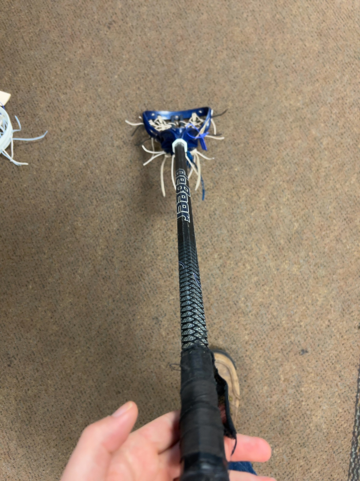 deBeer Women's Lacrosse Stick Complete 29" Blue/Black Good