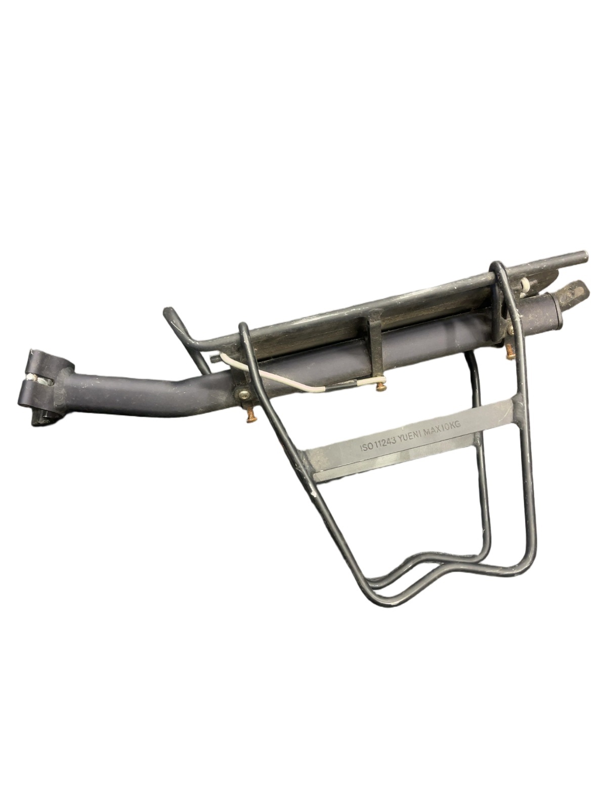 Yueni Seatpost Mount Bike Rear Rack Max 10kg Black Good - image 1