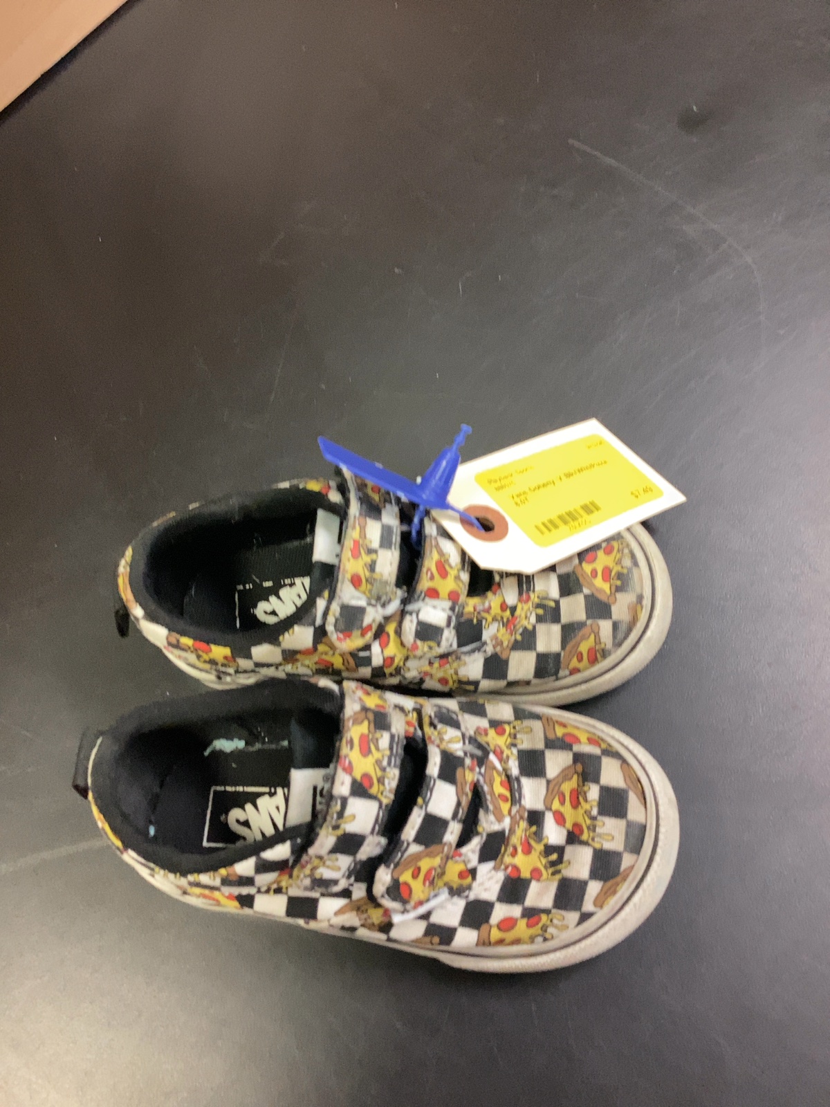 Vans Doheny V Pizza Checkerboard Toddler Shoes Size 6.0