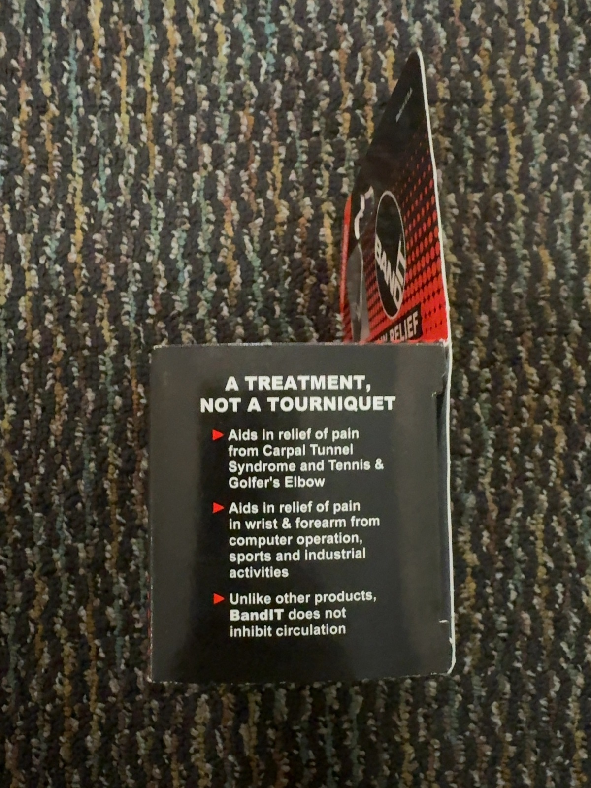 ProBand BandIT Therapeutic Forearm Band New in Box One Size