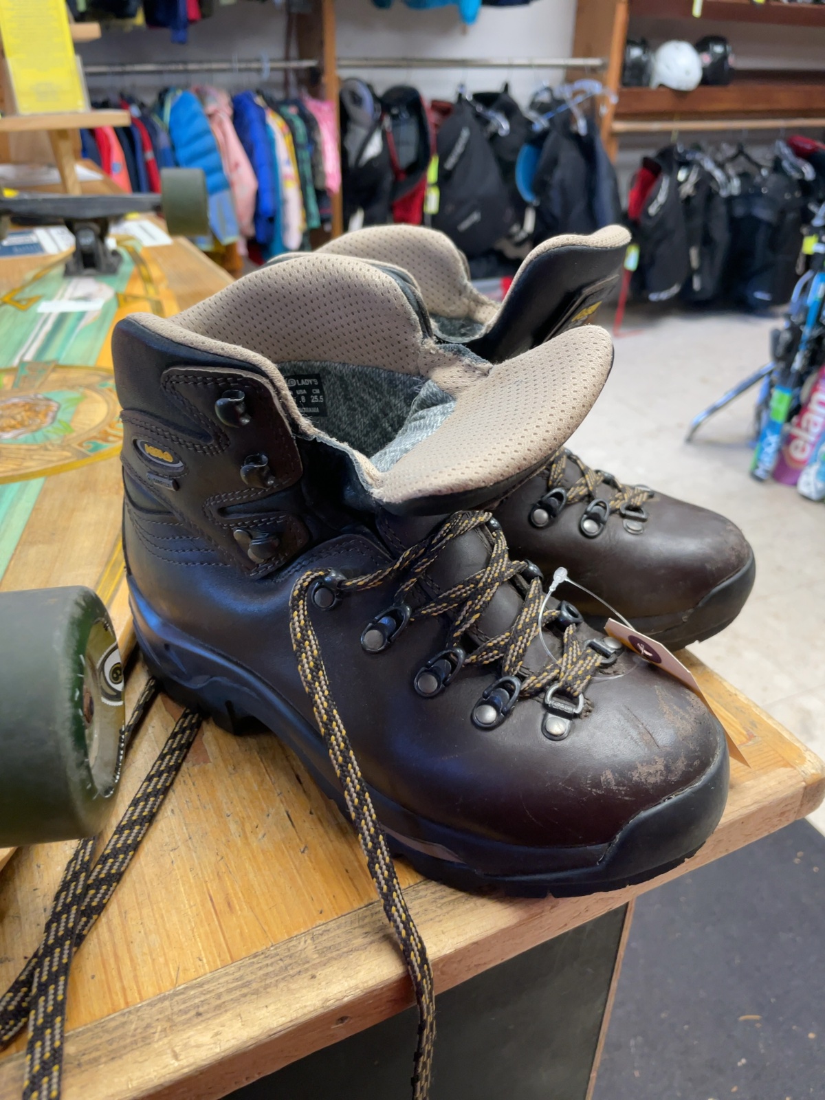 Asolo Leather Hiking Boots Size 8 US