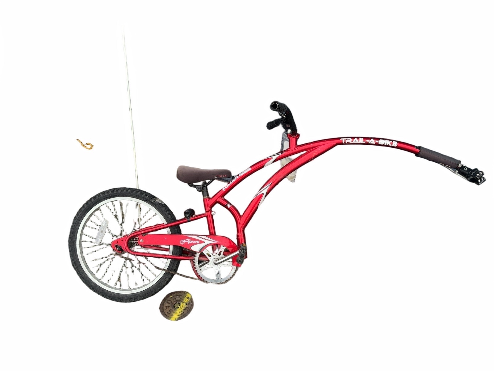 Adams Trail-A-Bike Folder 1 Original Trailer Bike - Red - image 1