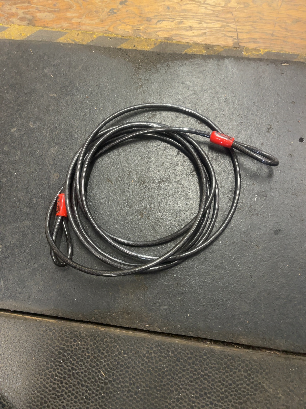ABUS Double Loop Security Cable Black Good