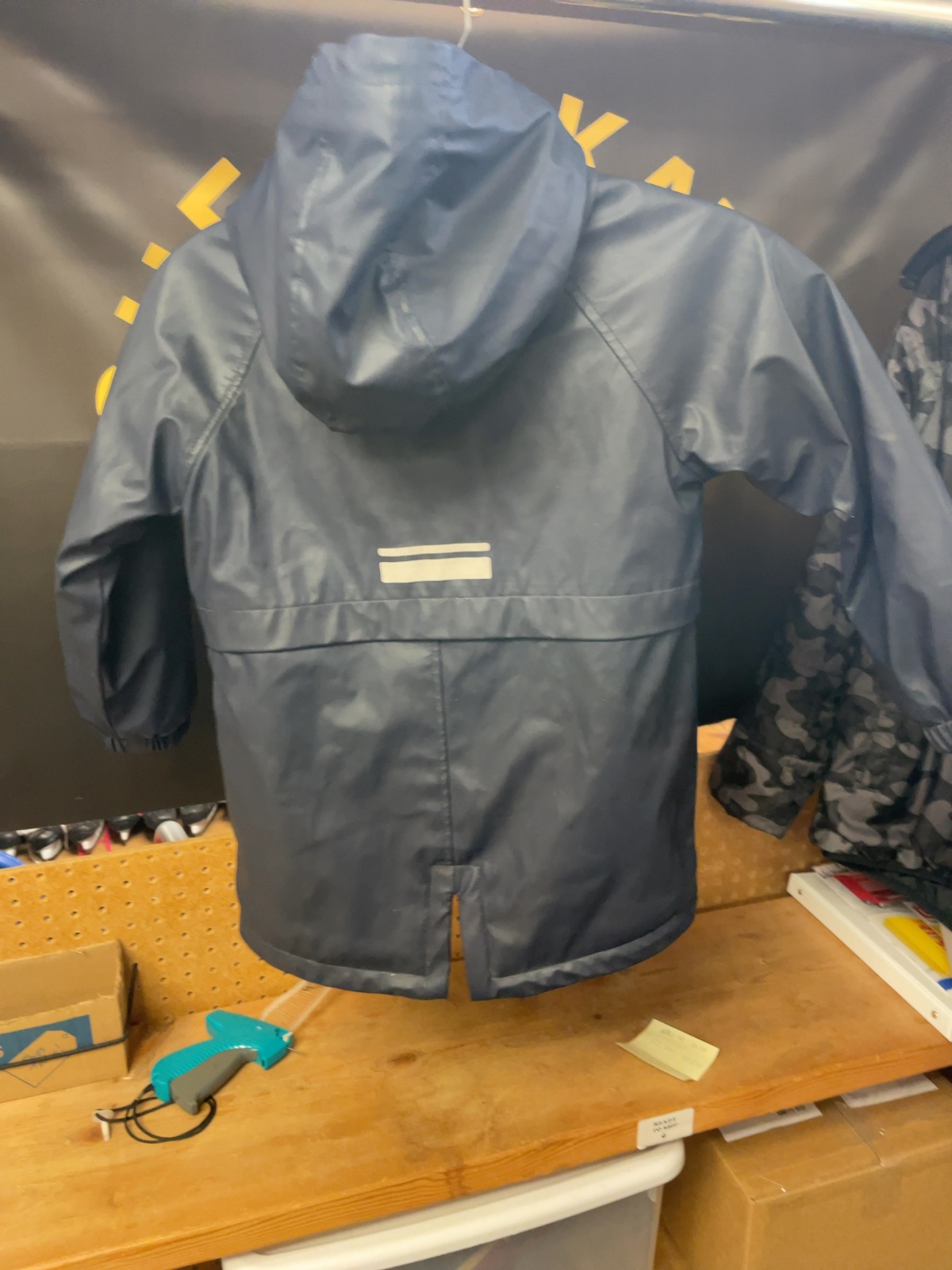 Kiabi Hooded Rain Jacket 6A 114-119 cm Navy