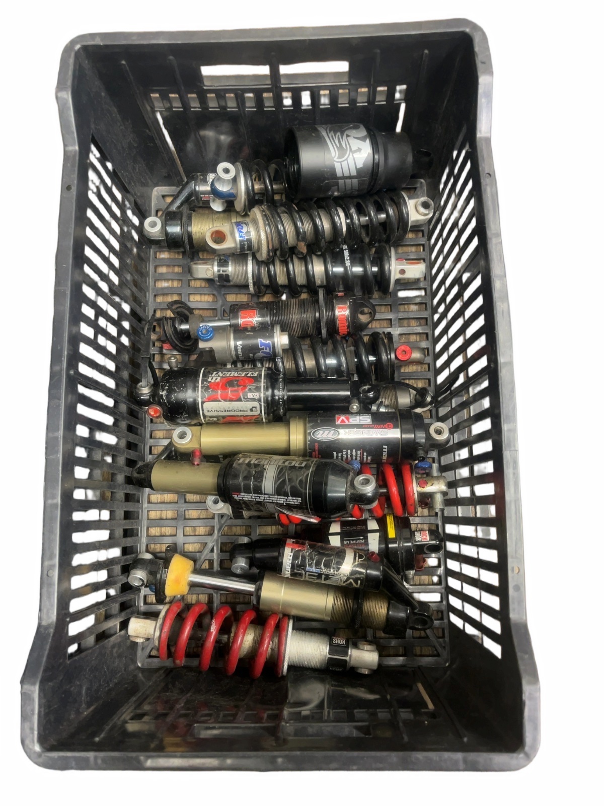 Assorted Mountain Bike Rear Shocks Lot Manitou Fox RockShox 5th lElement Fair