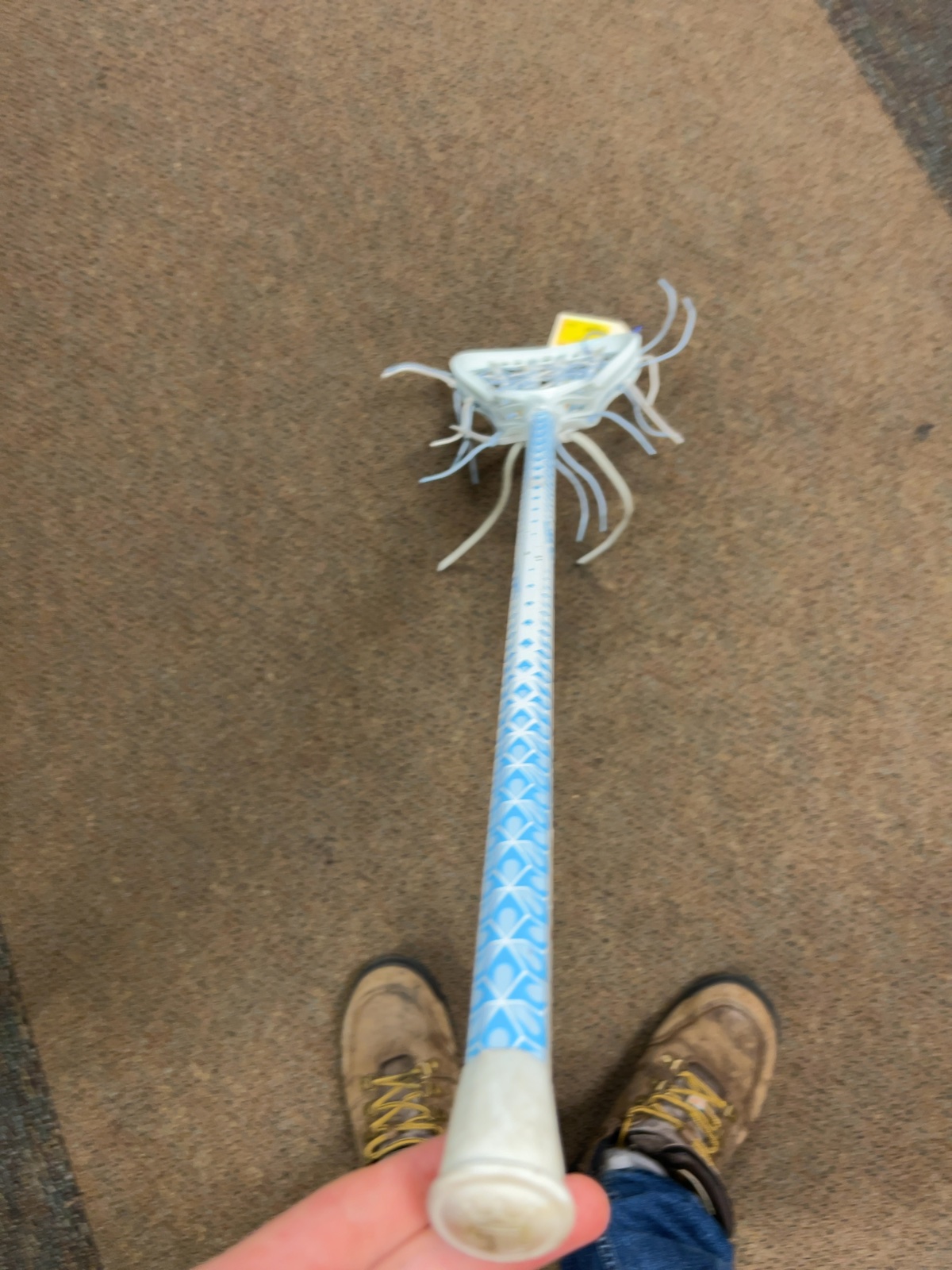Brine Women's Complete Lacrosse Stick White / Light Blue Good