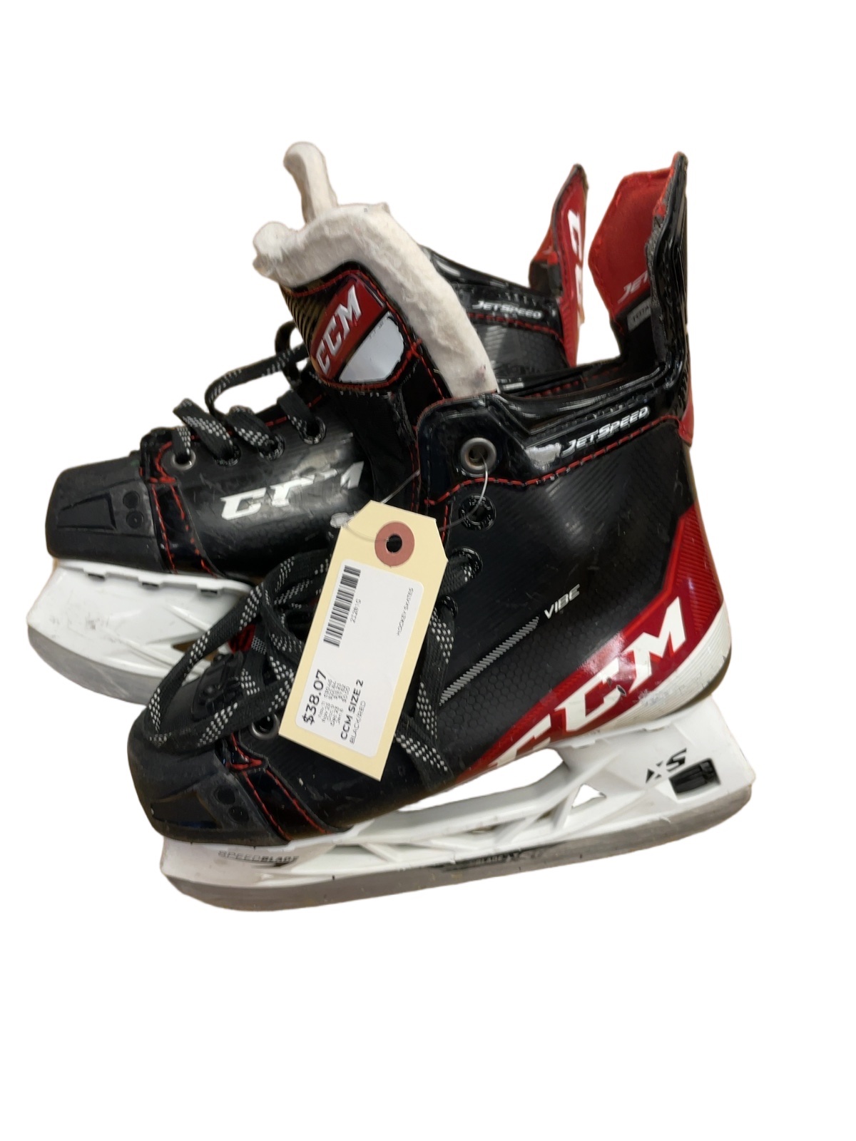 CCM JetSpeed Vibe Size 2 Hockey Skates - image 1