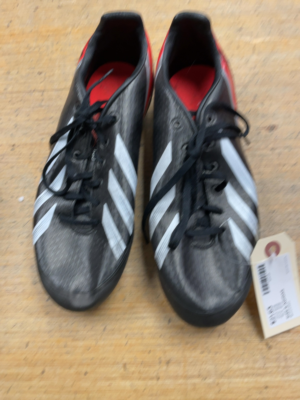 Adidas F50 Soccer Cleats Size 6 Black/Red