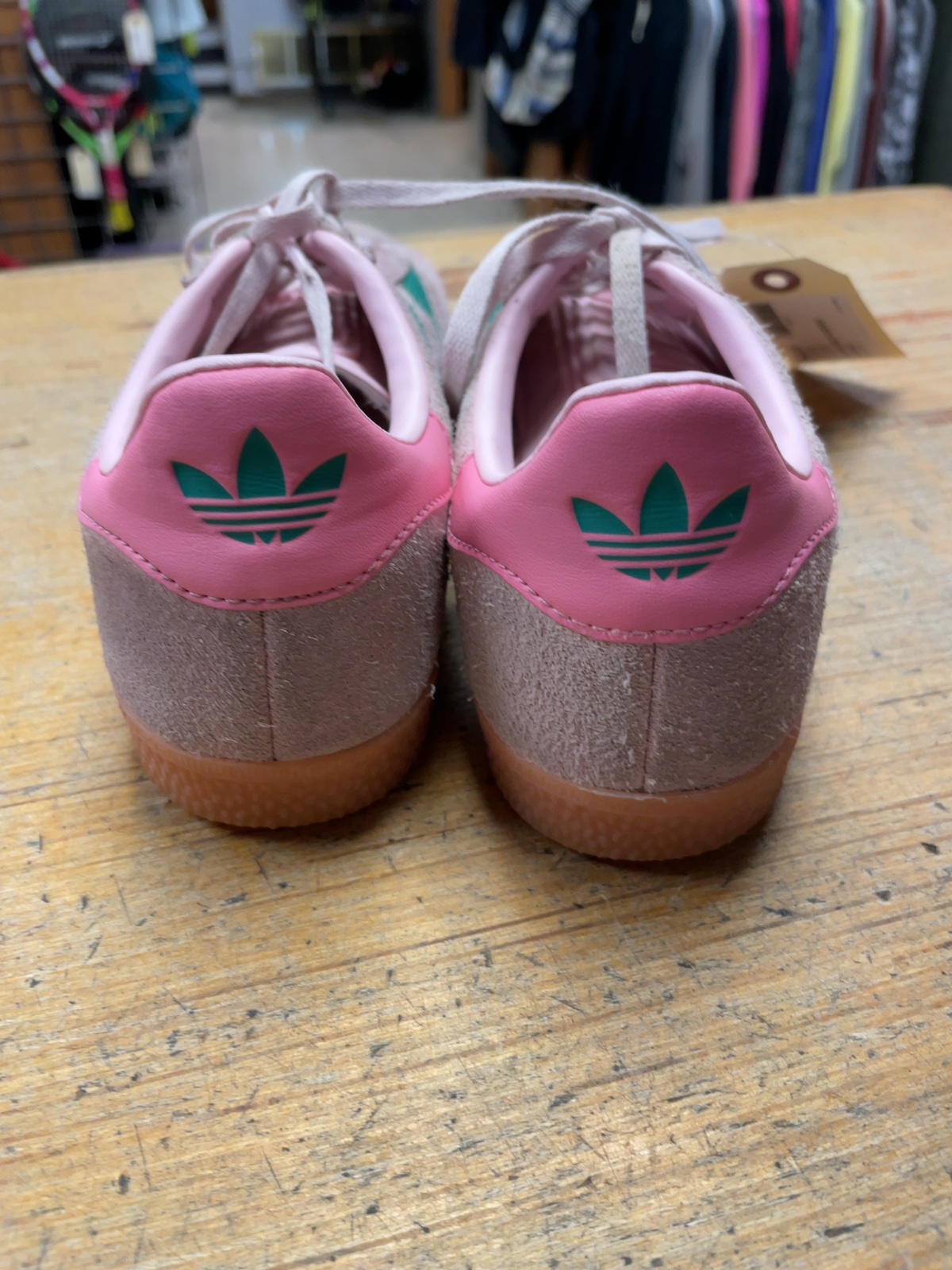 adidas Gazelle Size 5 Pink / Green Sneakers