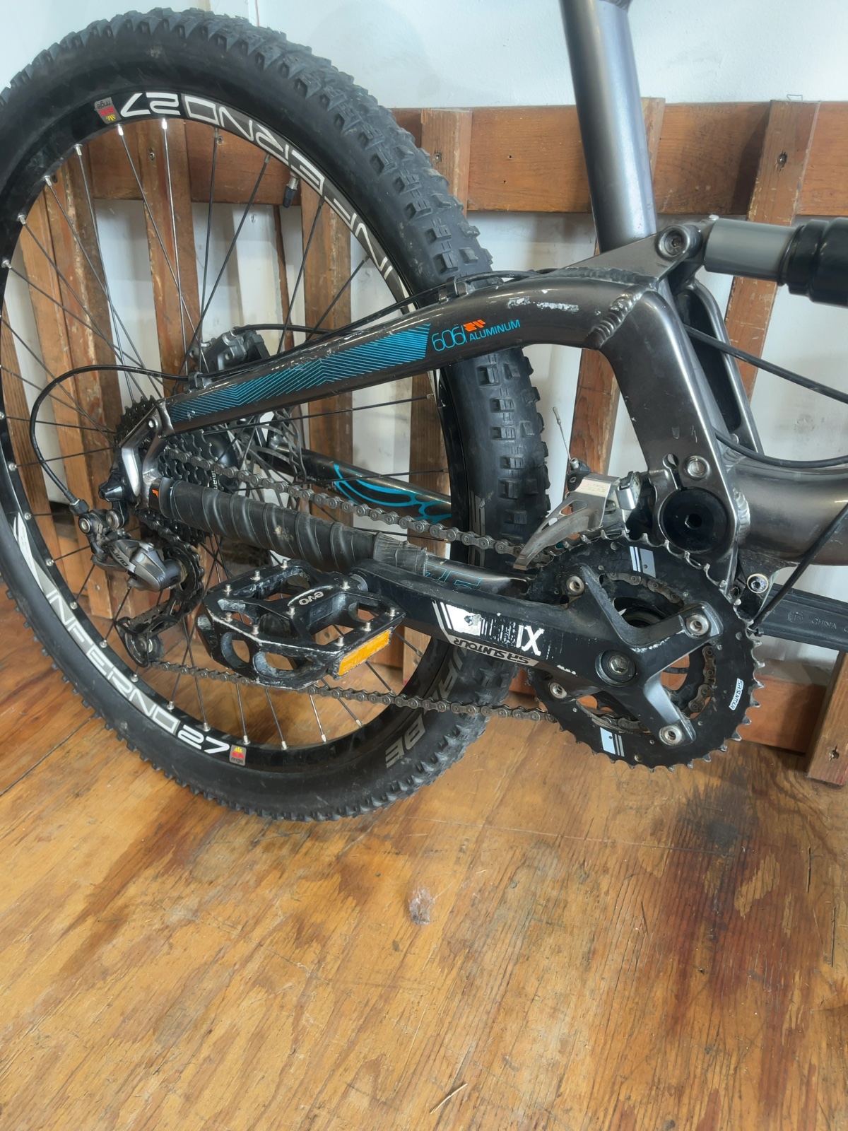GT Verb Comp Full Suspension Mountain Bike 27.5" 6061 Aluminum Size M 140/135mm