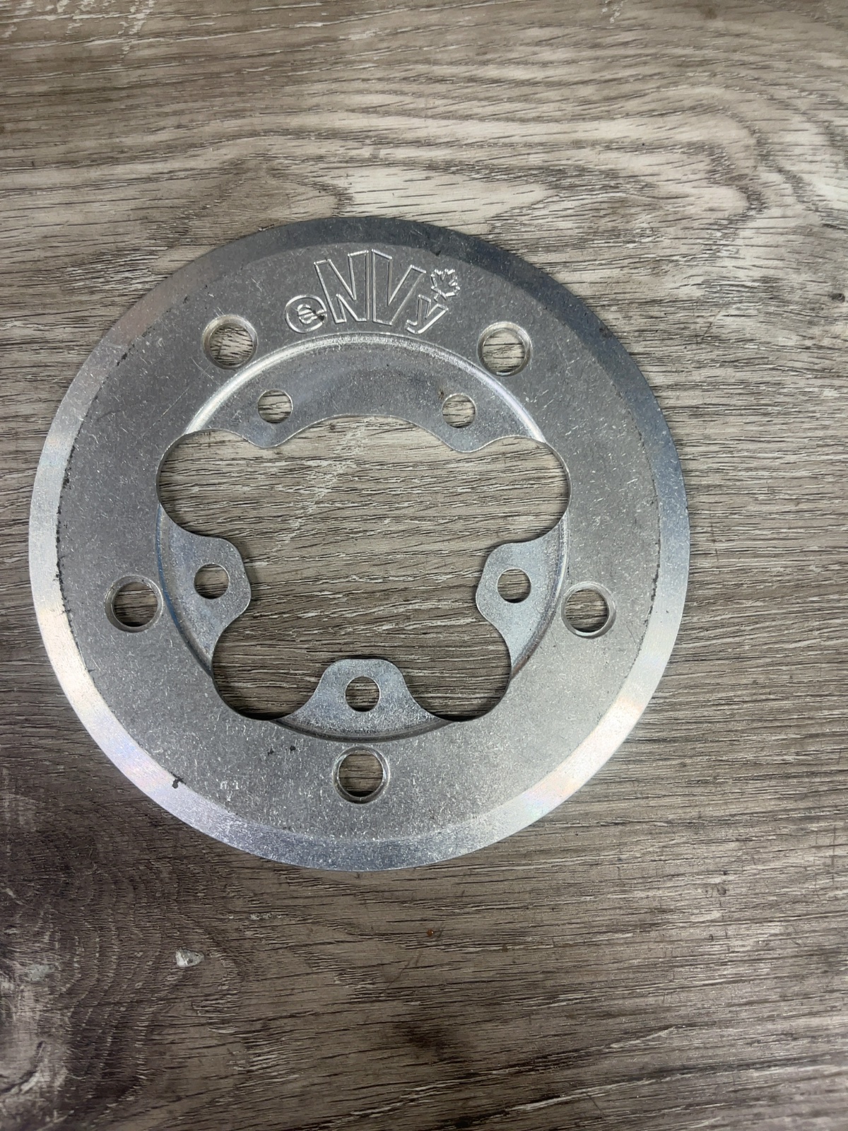 e.NV.y Bash Guard Chainring Protector Silver Good