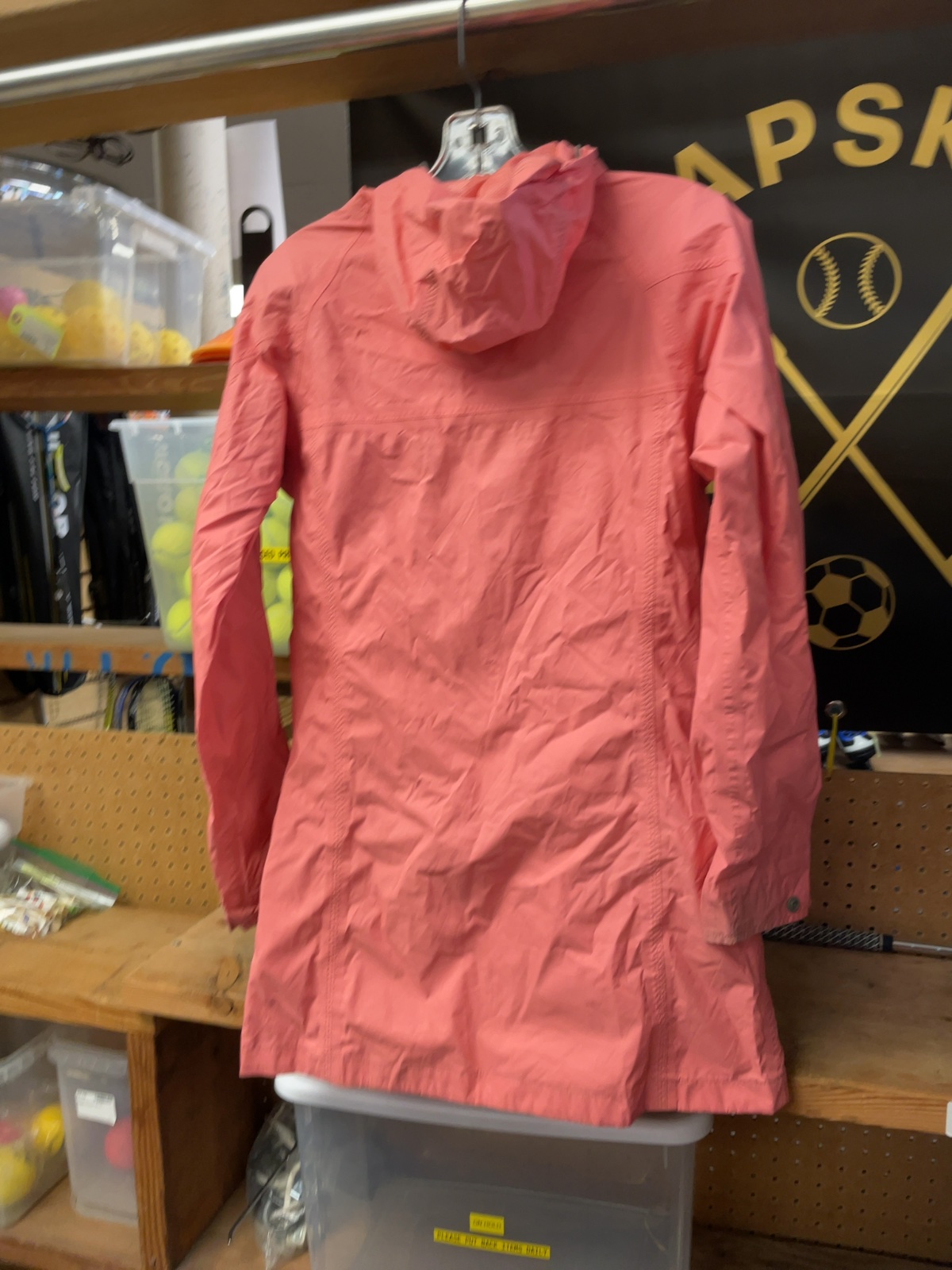 Columbia Omni-Tech Rain Jacket Size S Pink