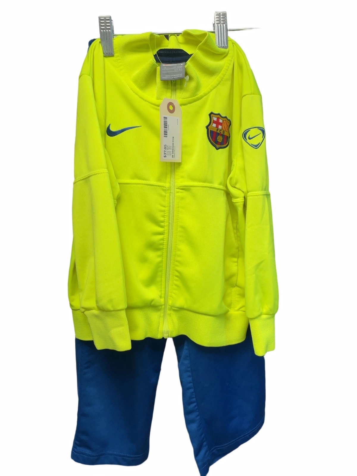 Nike FC Barcelona Kids Tracksuit Size M (Age 5-6) - image 1