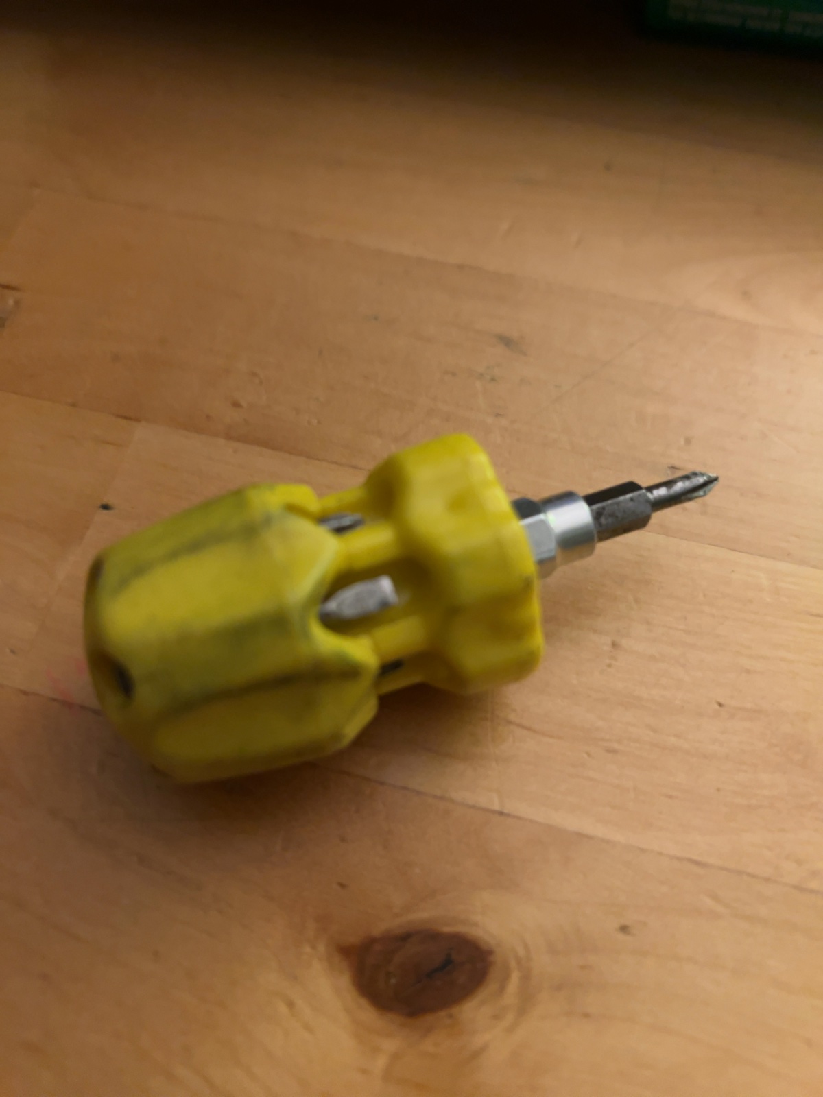 Picquic Stubby Multi-Bit Screwdriver Yellow Used
