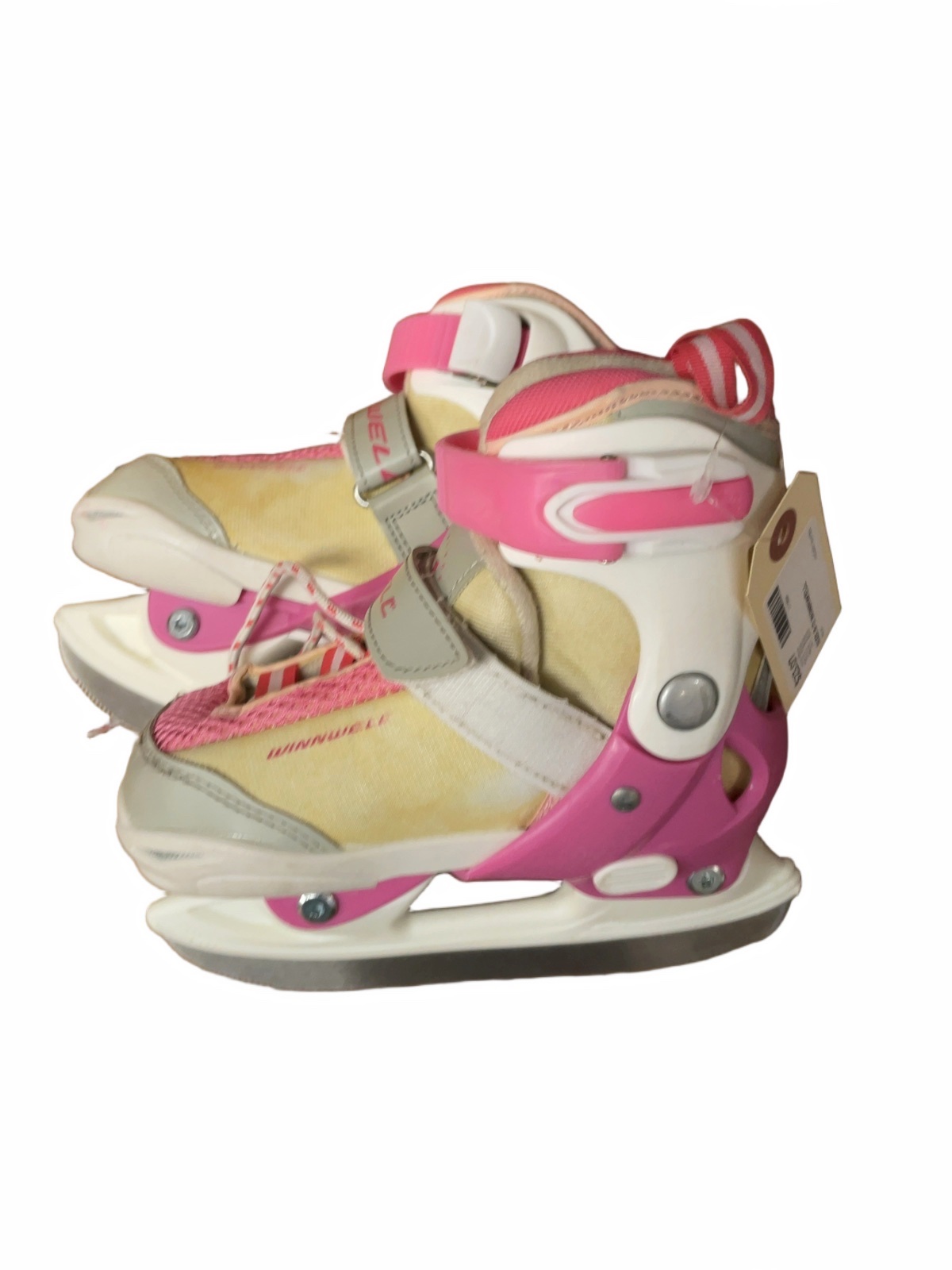 Winnwell Size 8-11 Adjustable Ice Skates Pink - image 1