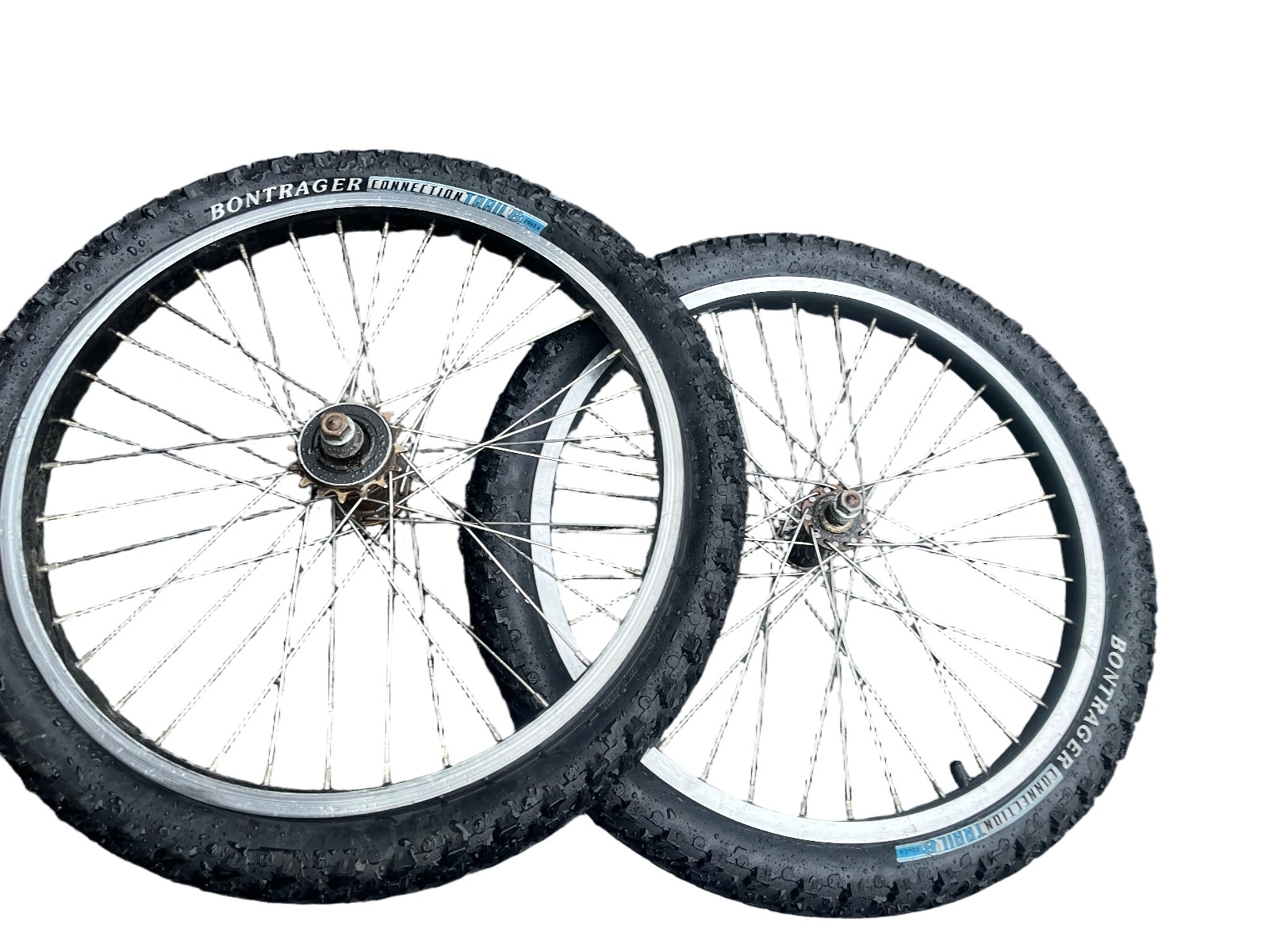 Alexrims Y303 Single Speed Wheelset Bolt-On Nutted Axle 20" 100 QR 10x130 QR
