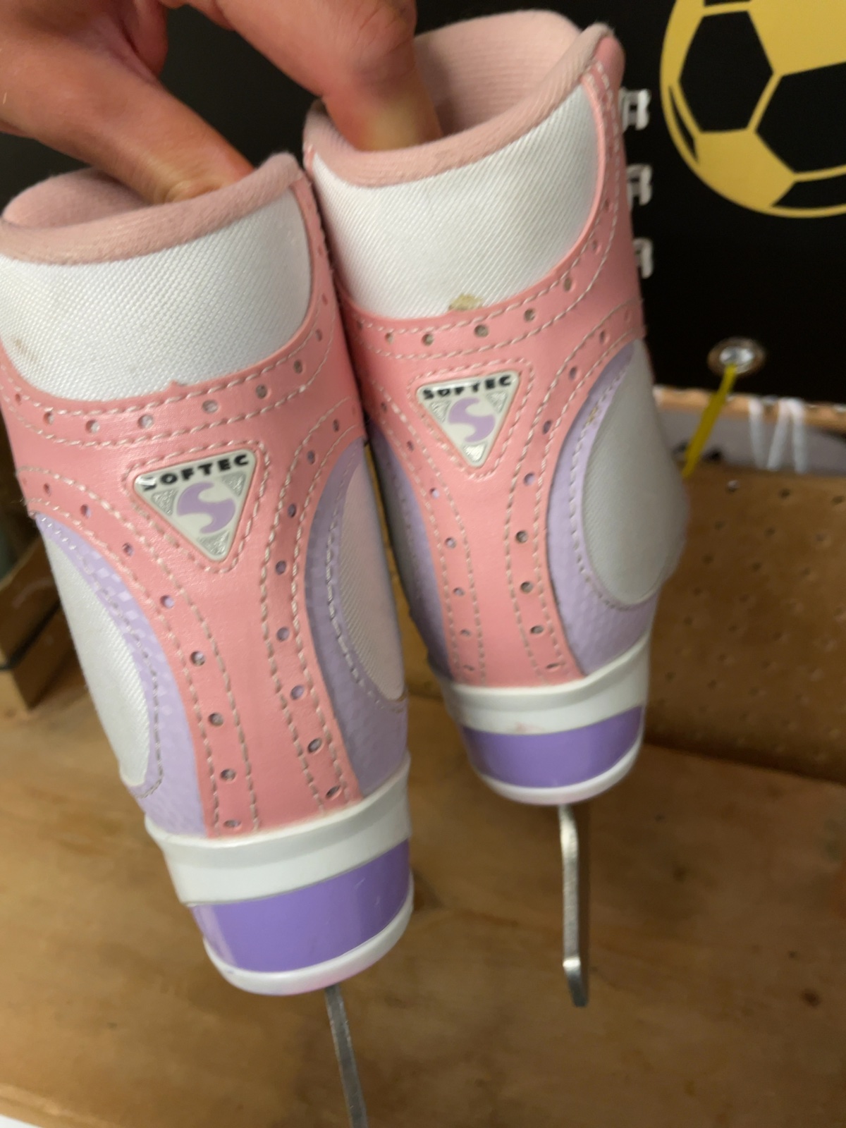 Softec Size 12C Figure Skates Pink/Purple