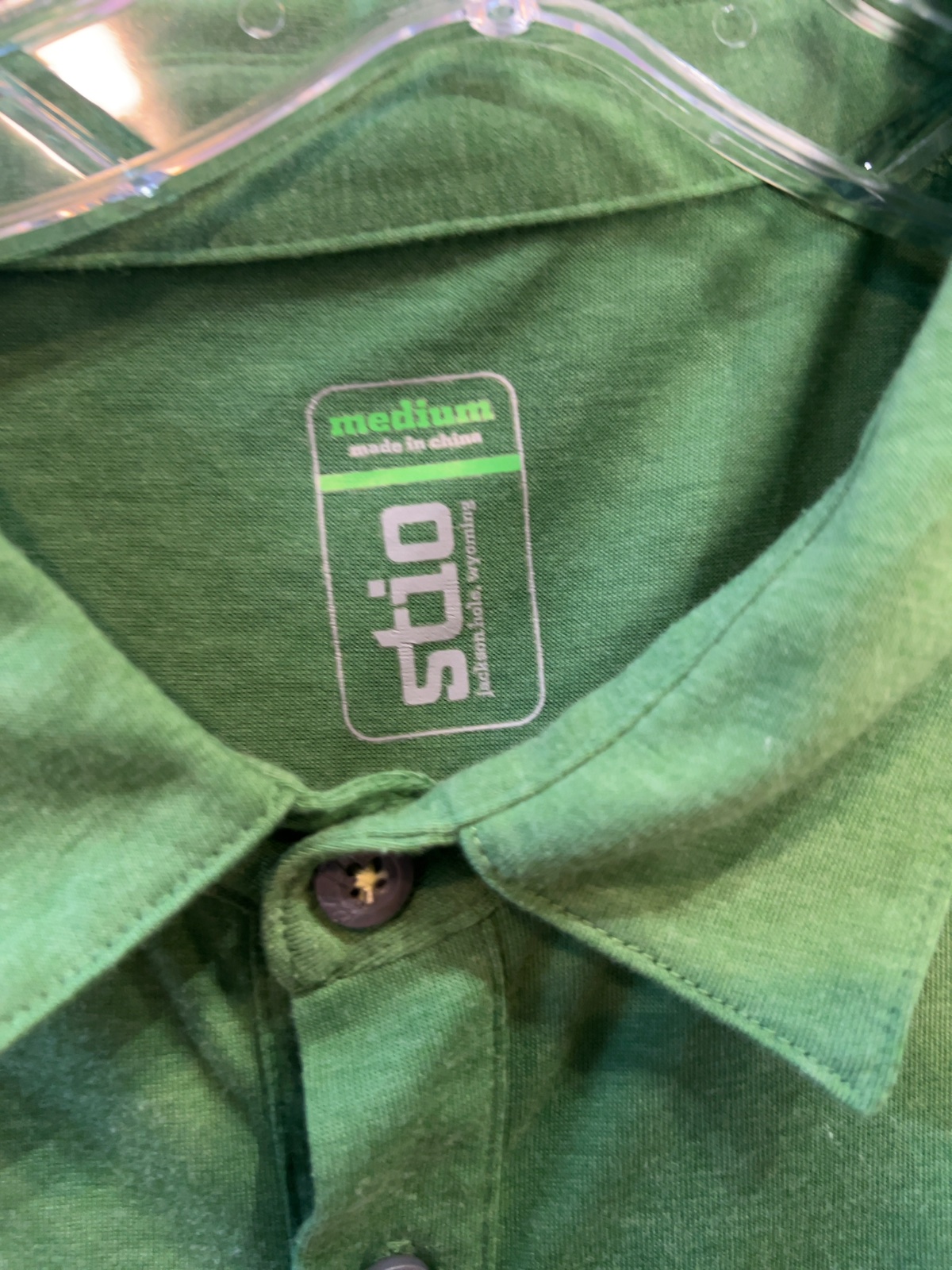 Stio Short-Sleeve Polo Shirt Green Good M