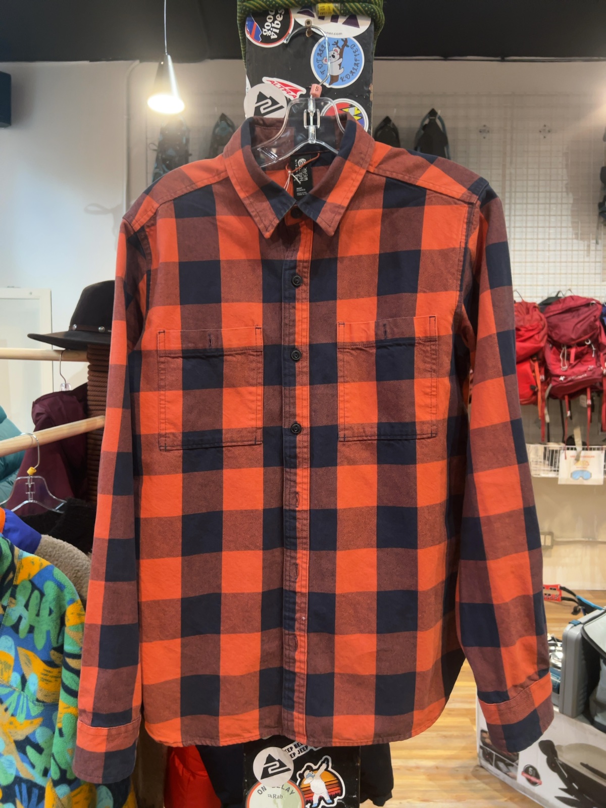 Mountain Hardwear Flannel Button Up Shirt Good S