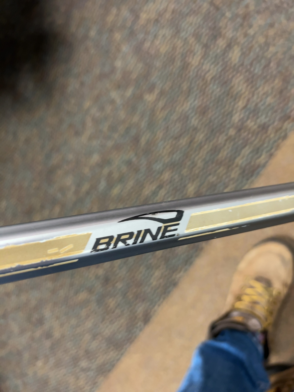 Brine Women's Lacrosse Stick 6065 Silver Good 27 Inch