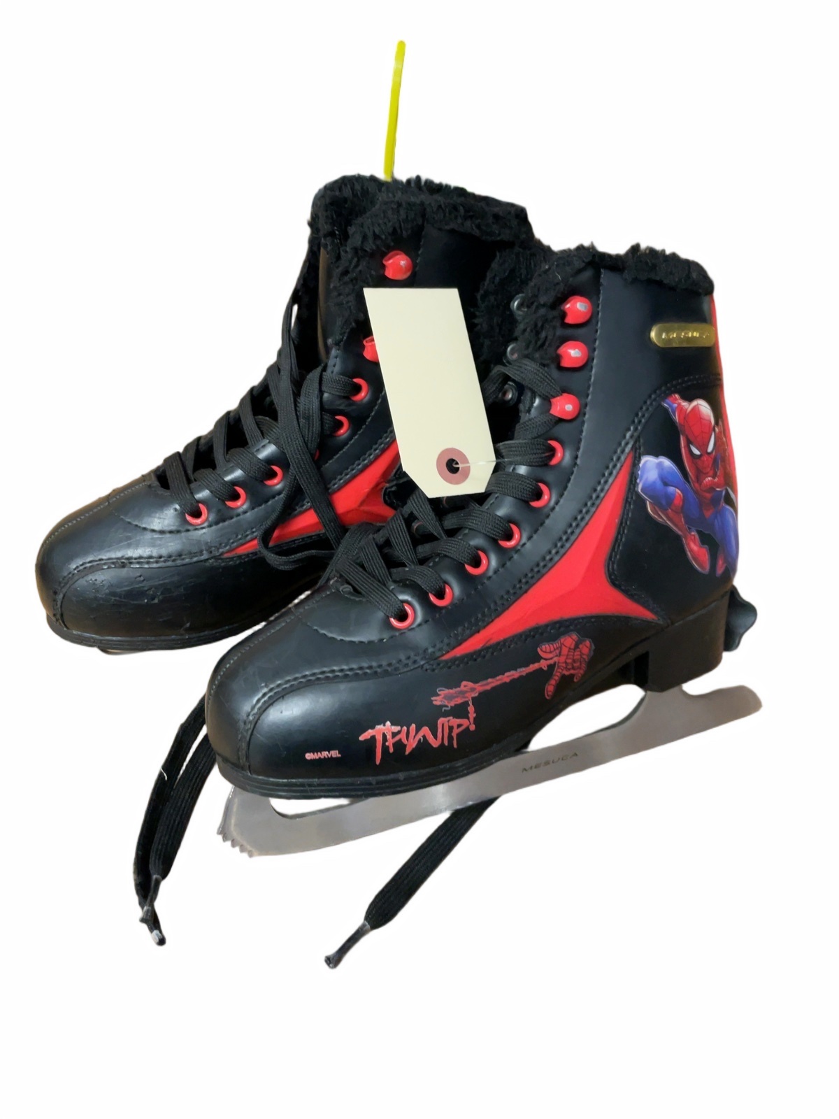 Mesuca Marvel Spider-Man Adjustable Ice Skates Size 2-5
