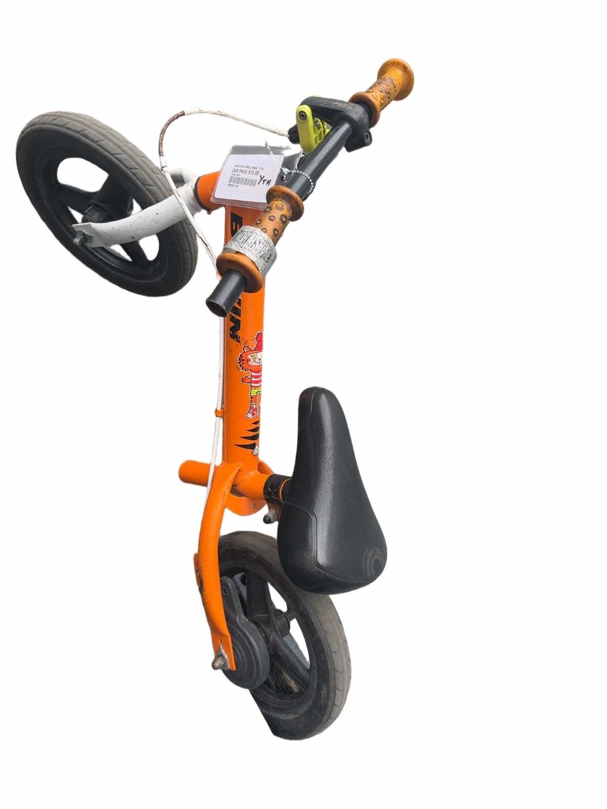 B'Twin Runride Kids Balance Bike - Orange