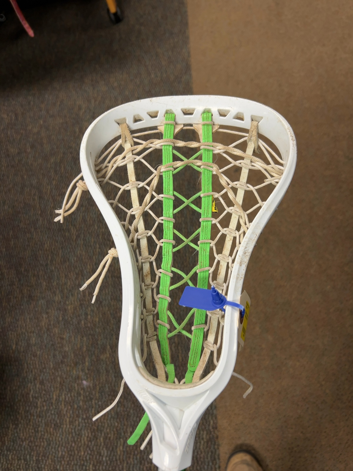 Brine Allure Women's Complete Lacrosse Stick Good White/Green