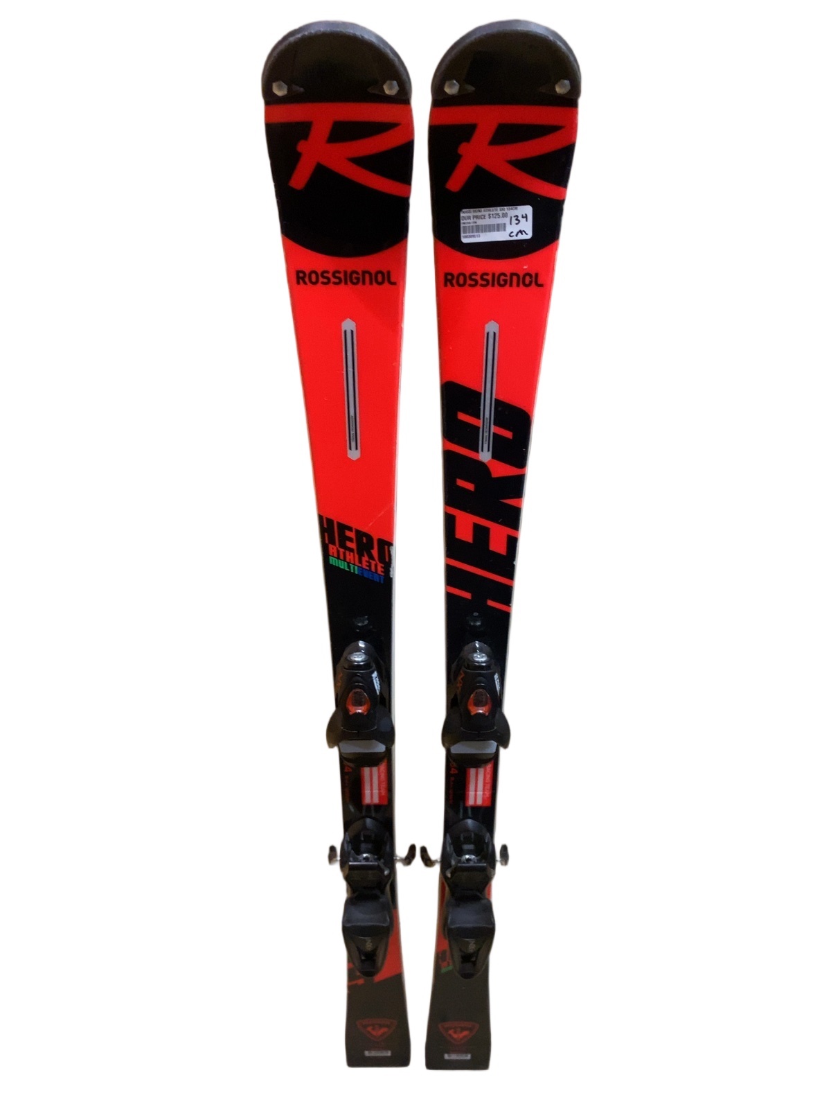 Rossignol Hero Athlete Multi-Event Junior Downhill Skis with Look NX7 Bindings 134 cm - image 1