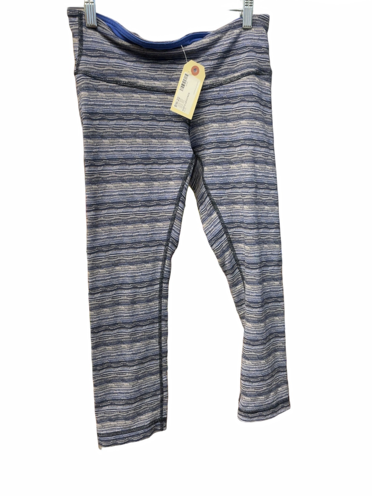 Lululemon Leggings Size 6 Blue Patterned - image 1