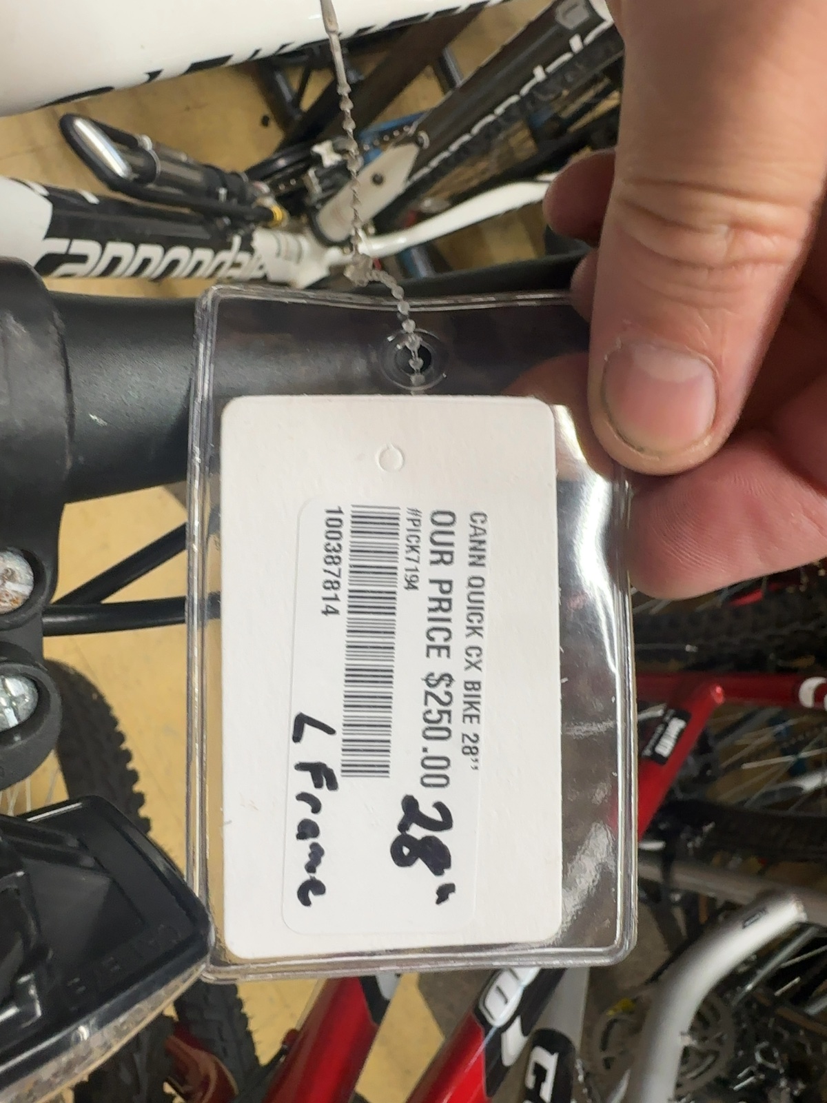 Cannondale Quick CX Hybrid Bike - L Frame