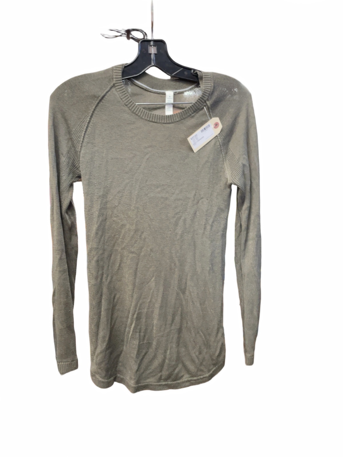 lululemon Size 4 Long Sleeve Knit Sweater Green