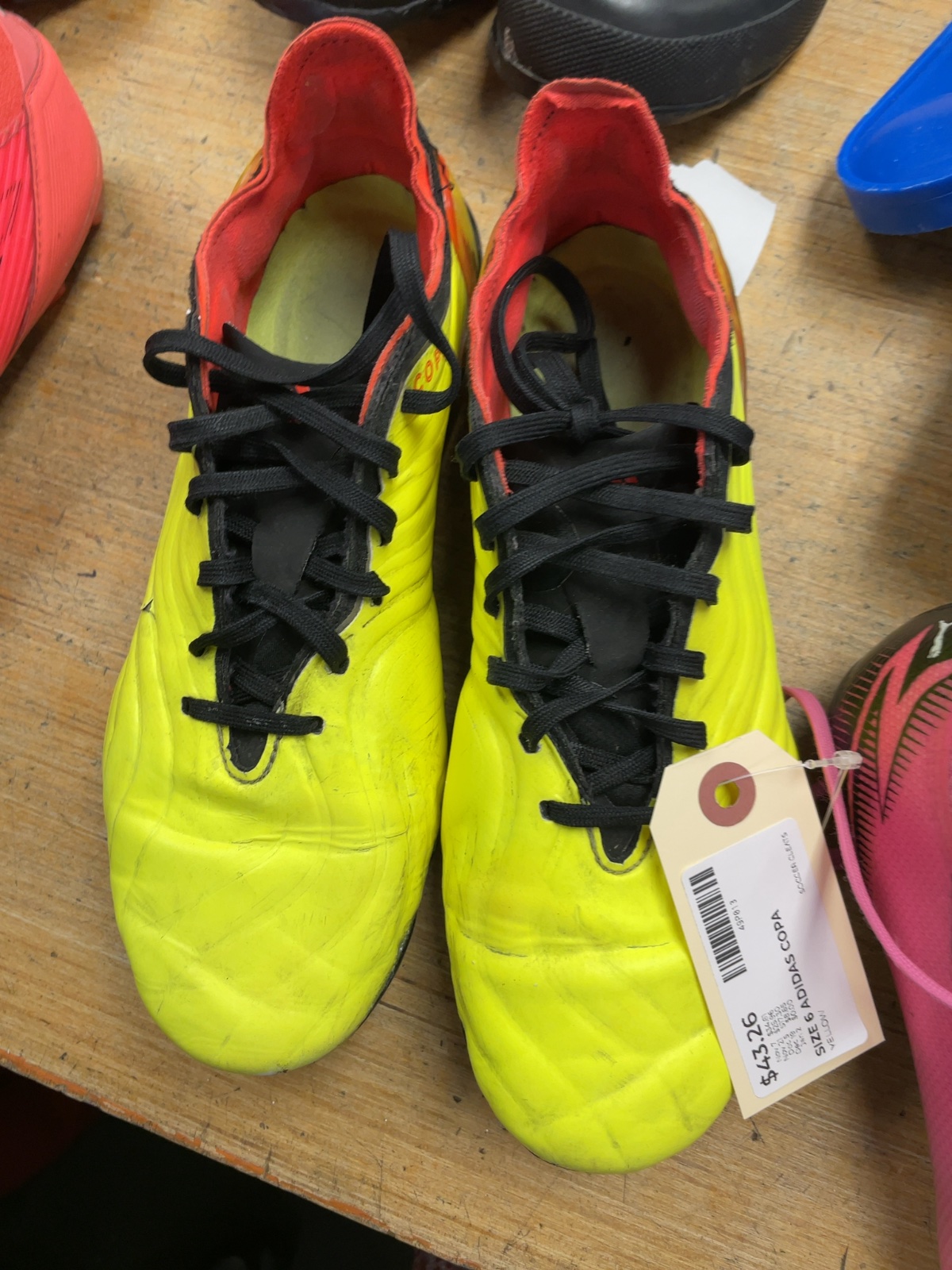 adidas Copa Size 6 Soccer Cleats