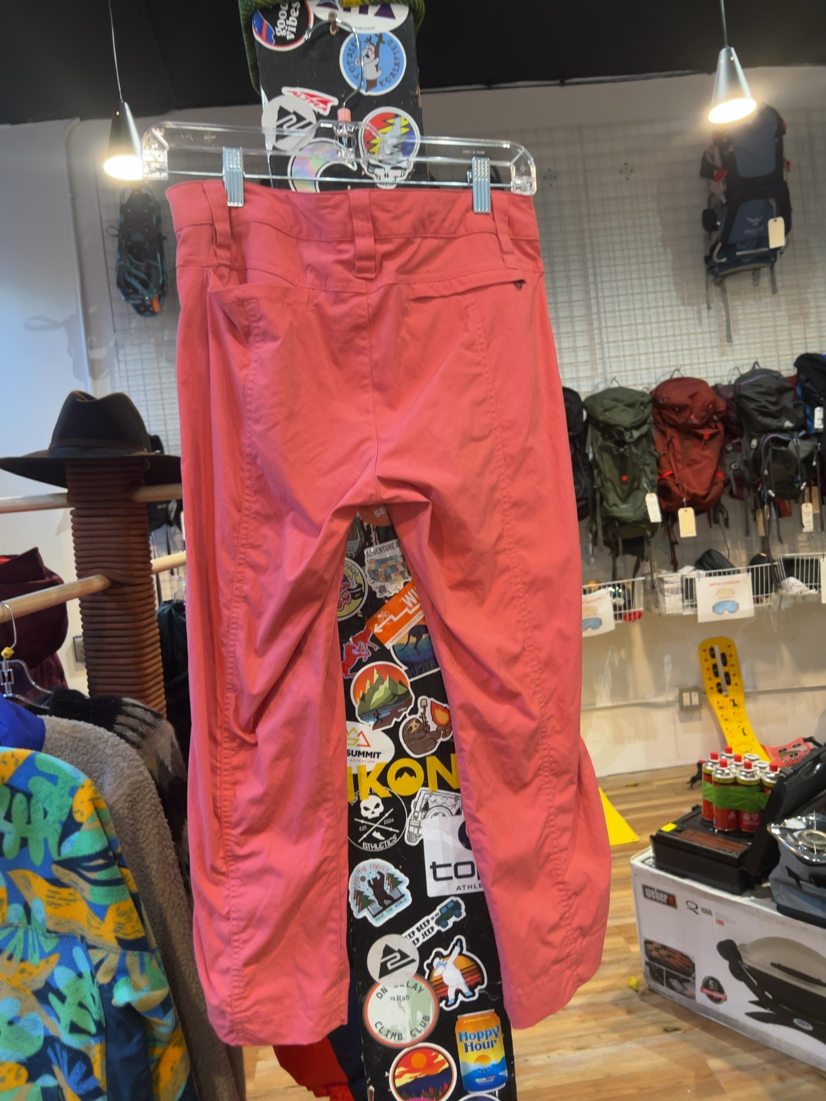 Royal Robbins Hiking Pants Salmon Pink Good S