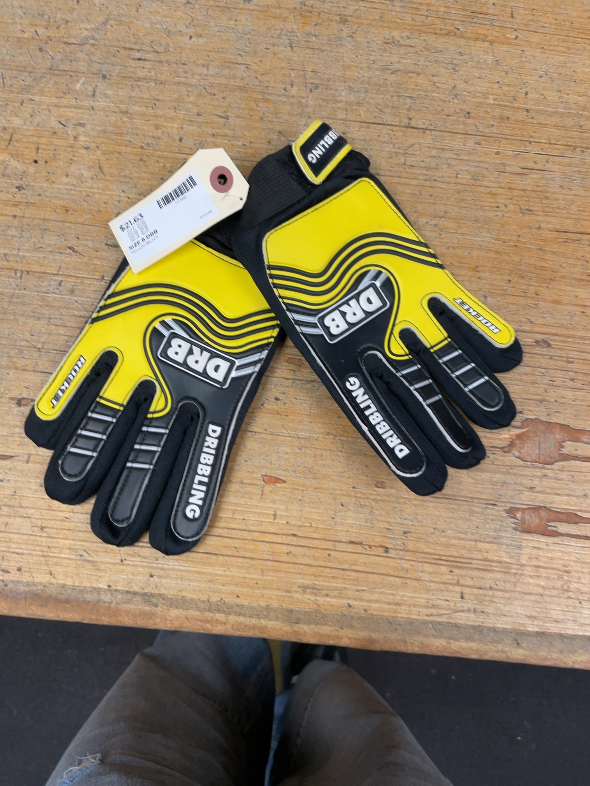 DRB Rocket Size 8 Soccer Goalkeeper Gloves