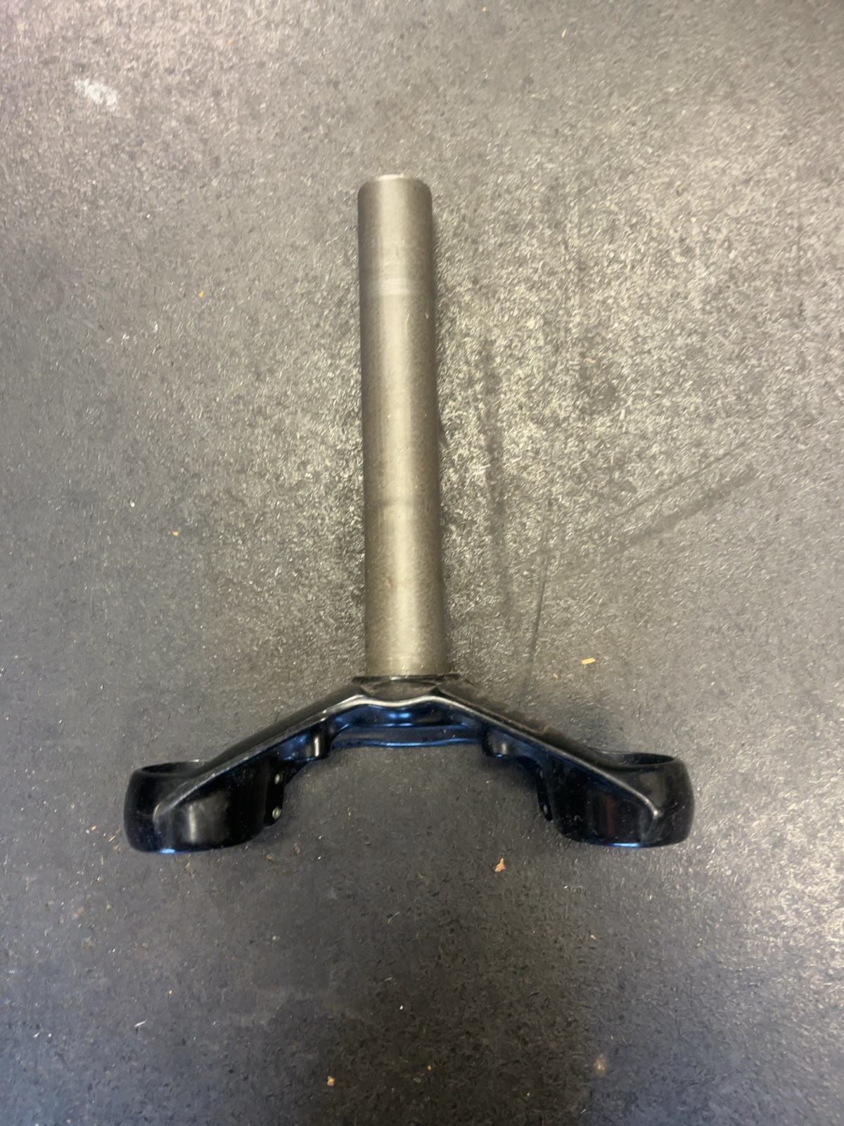 Marzocchi Suspension Fork Lower Crown and Steerer Tube Black Good