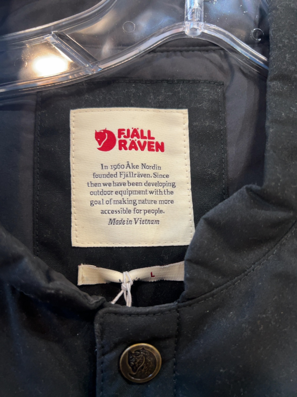 Fjallraven Greenland Liner Vest Black Good L