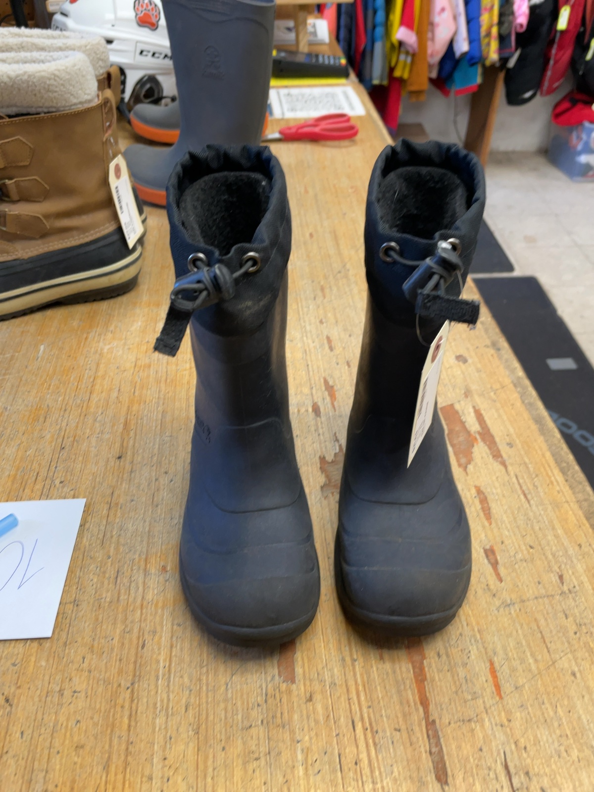 Kamik Size 12C Winter Rain Boots Black