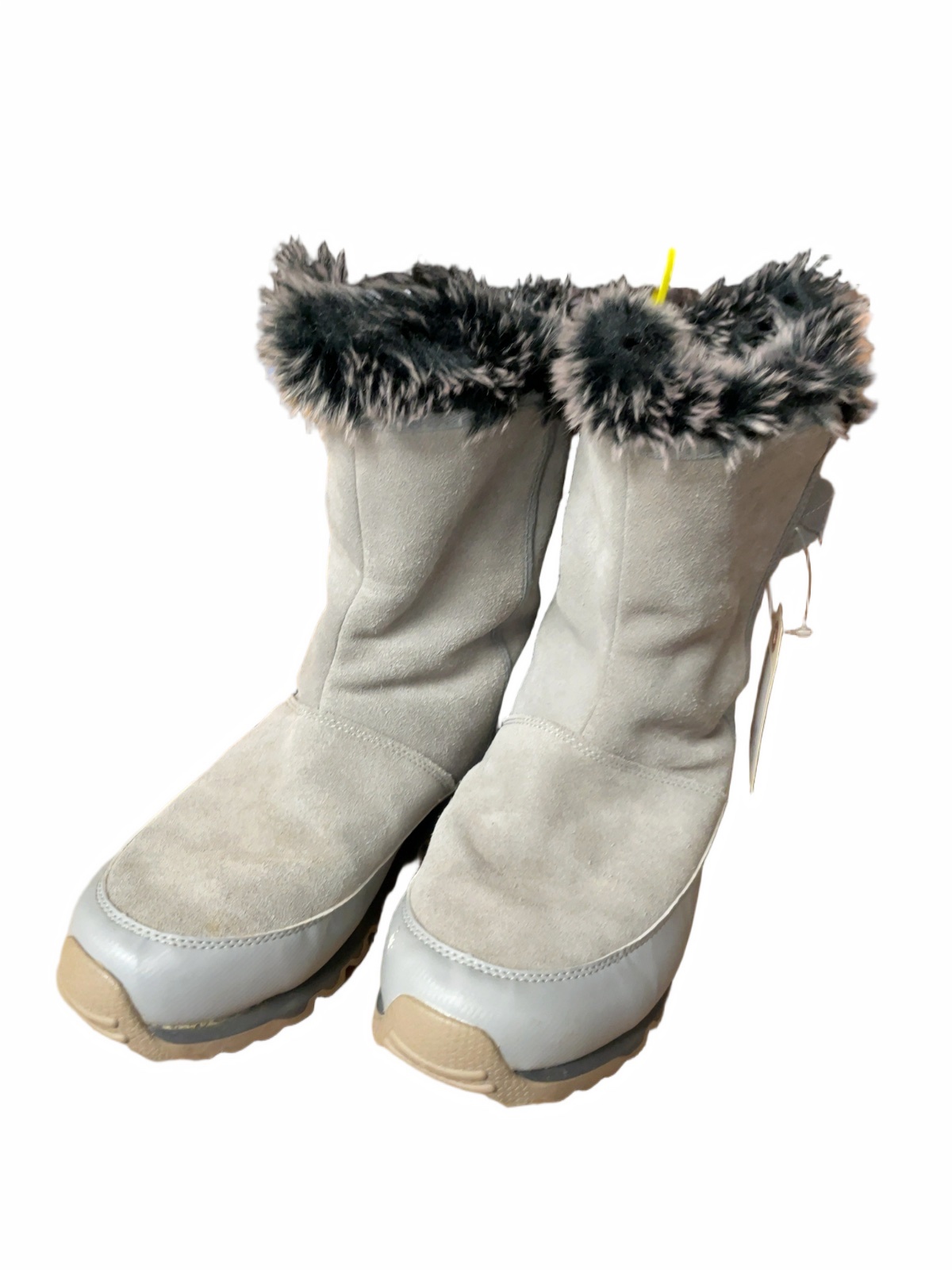 Cougar H2O Size 10 Faux Fur Winter Boots Grey