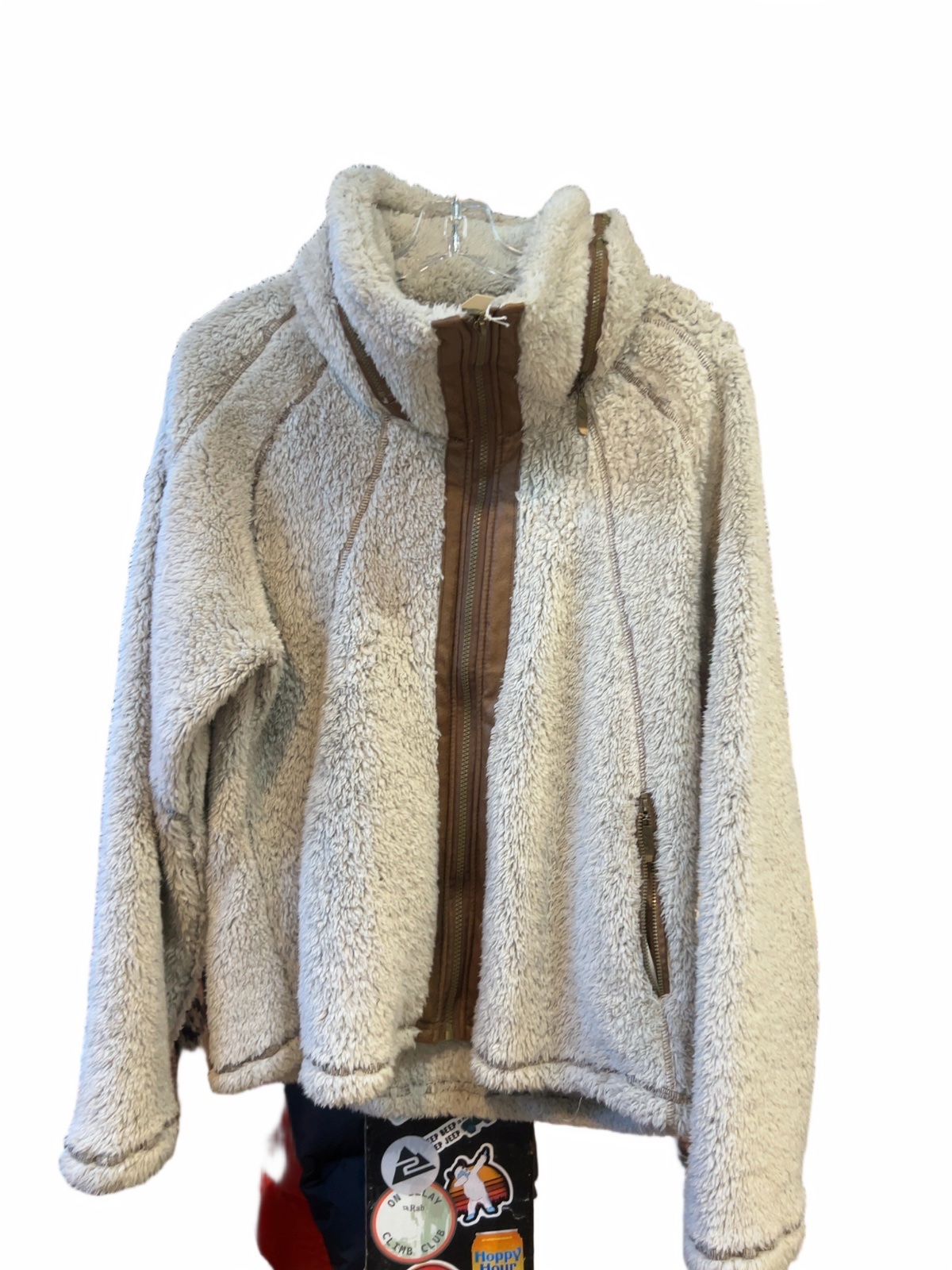 i5 Apparel High-Pile Sherpa Fleece Full-Zip Jacket - Good - L